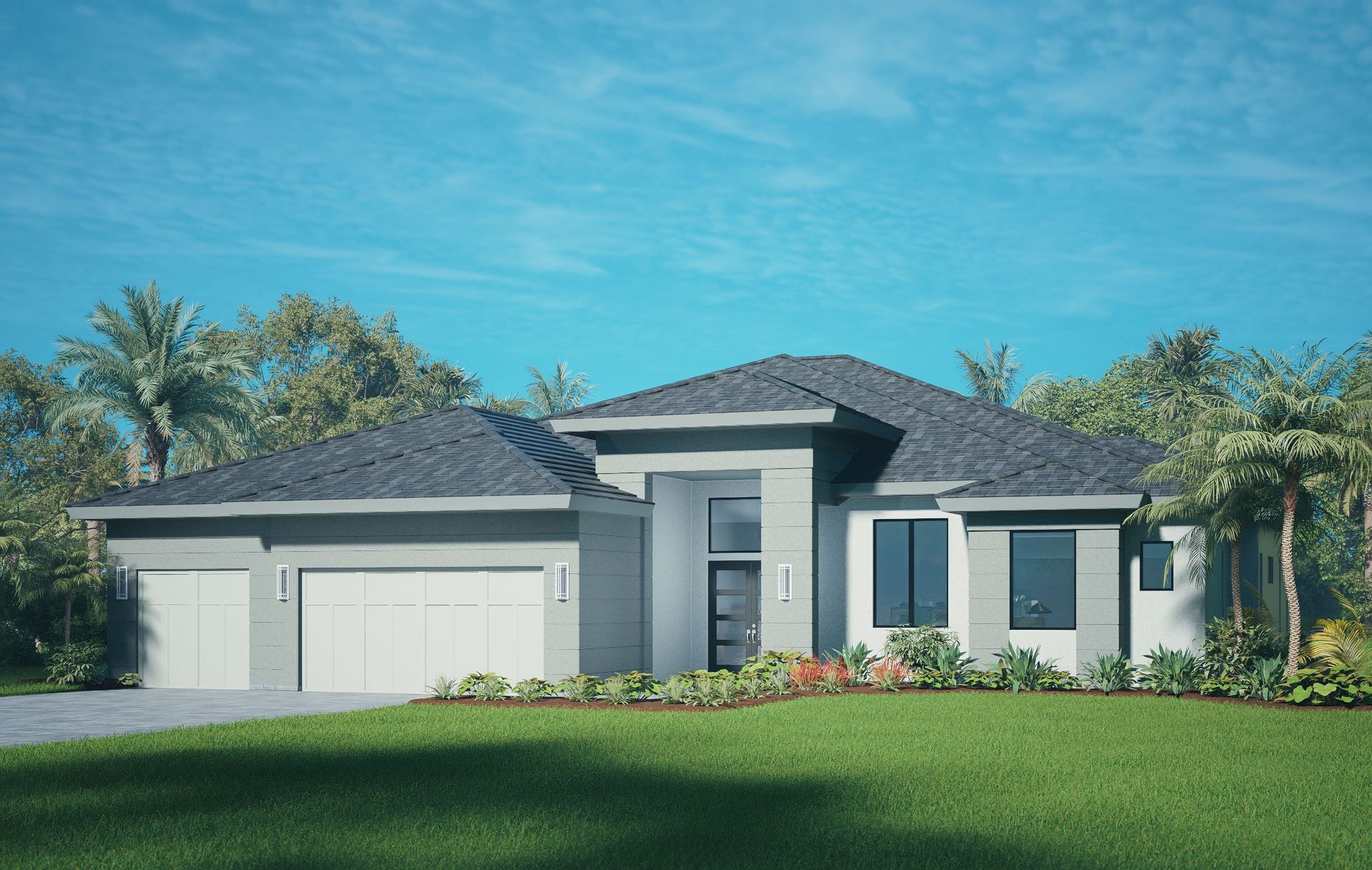 Contemporary Elevation | Summerwind II Model