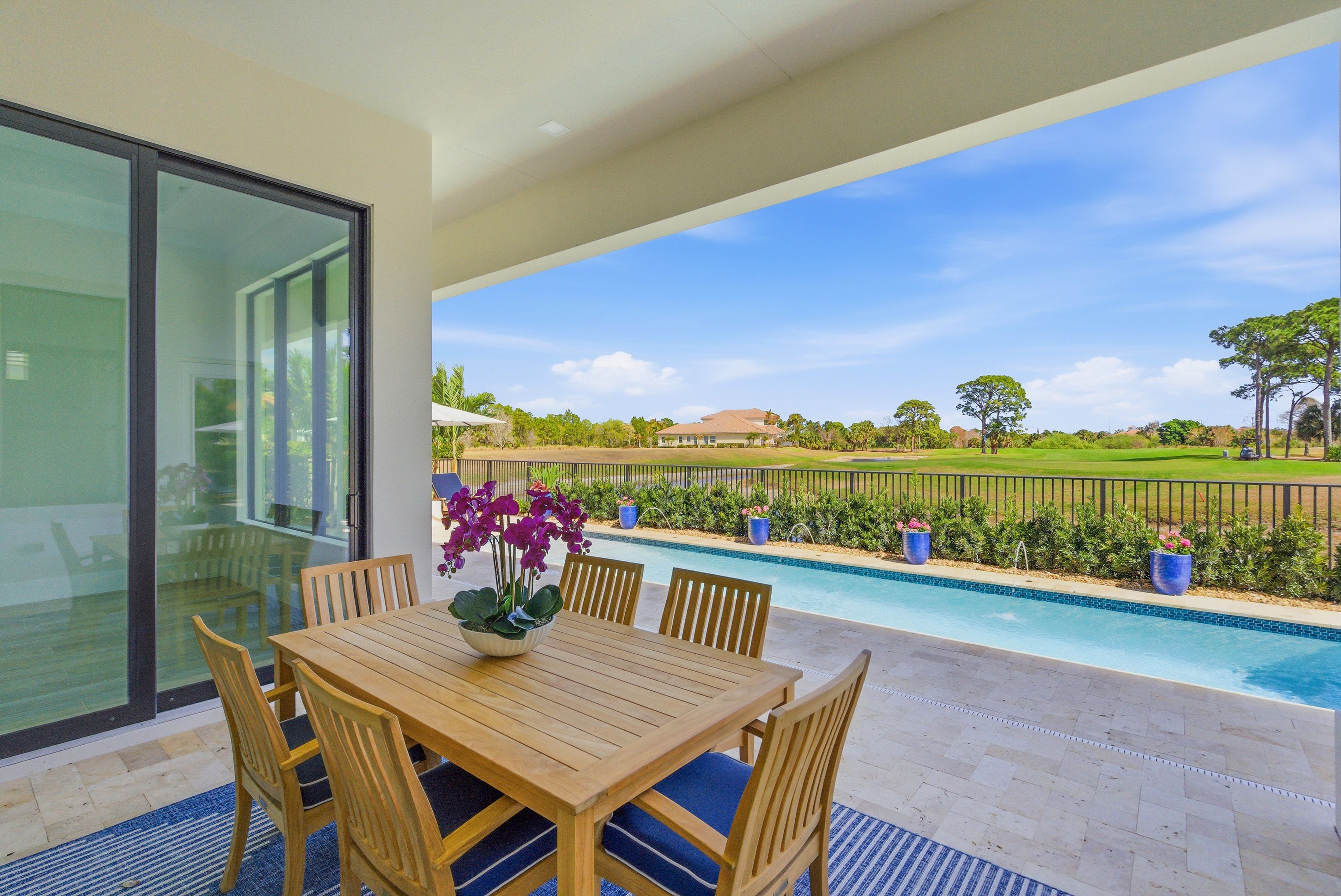 Lanai to Pool & View | 109 SE Via Verona
