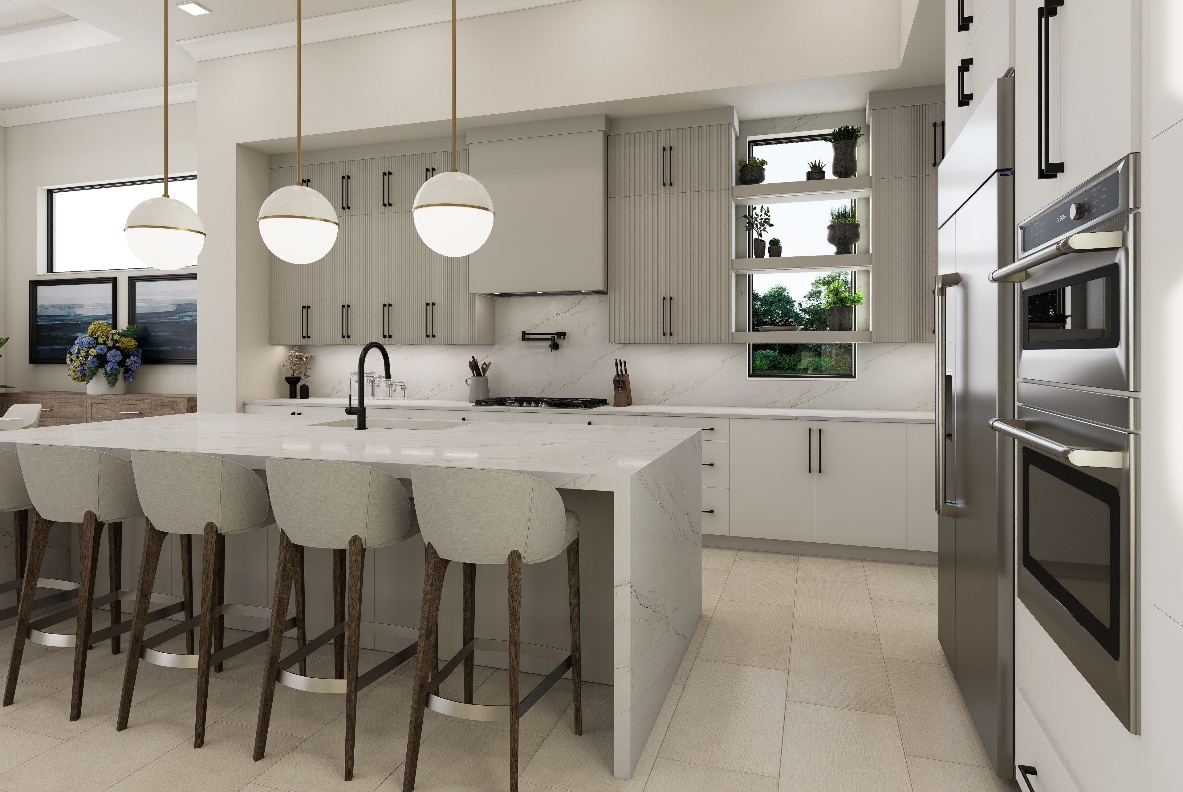 Kitchen Virtually Rendered | Wavecrest