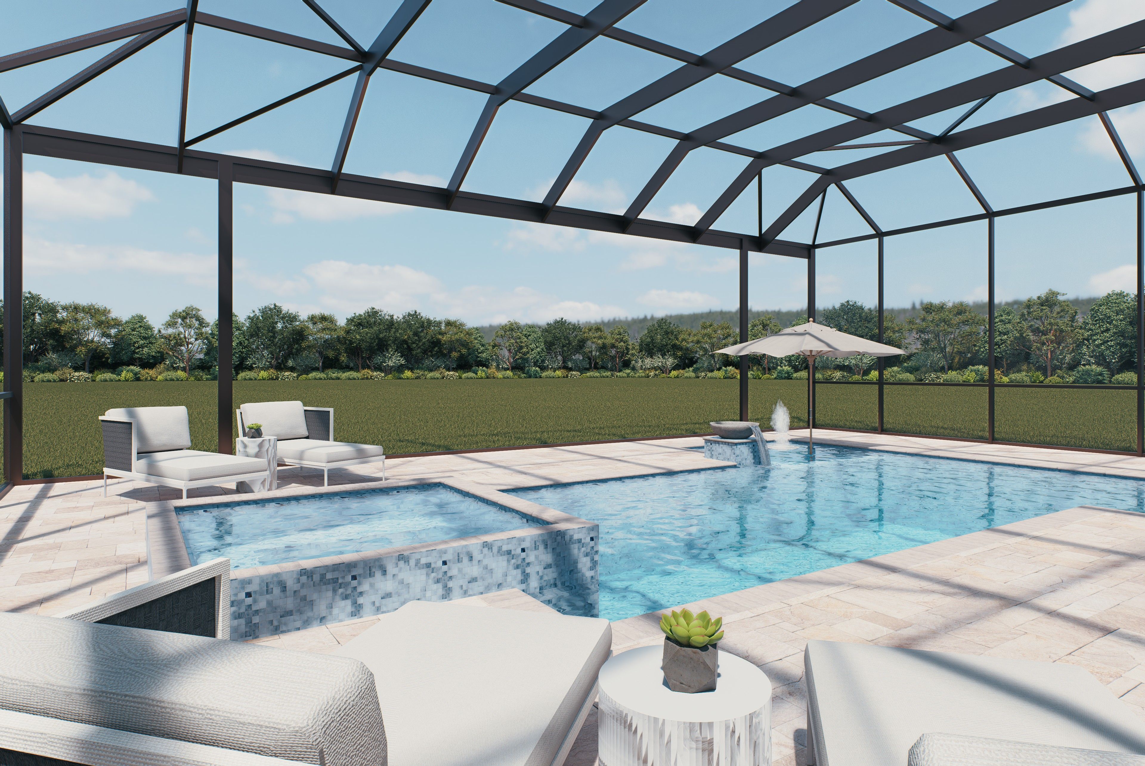 Pool Virtually Rendered | Wavecrest