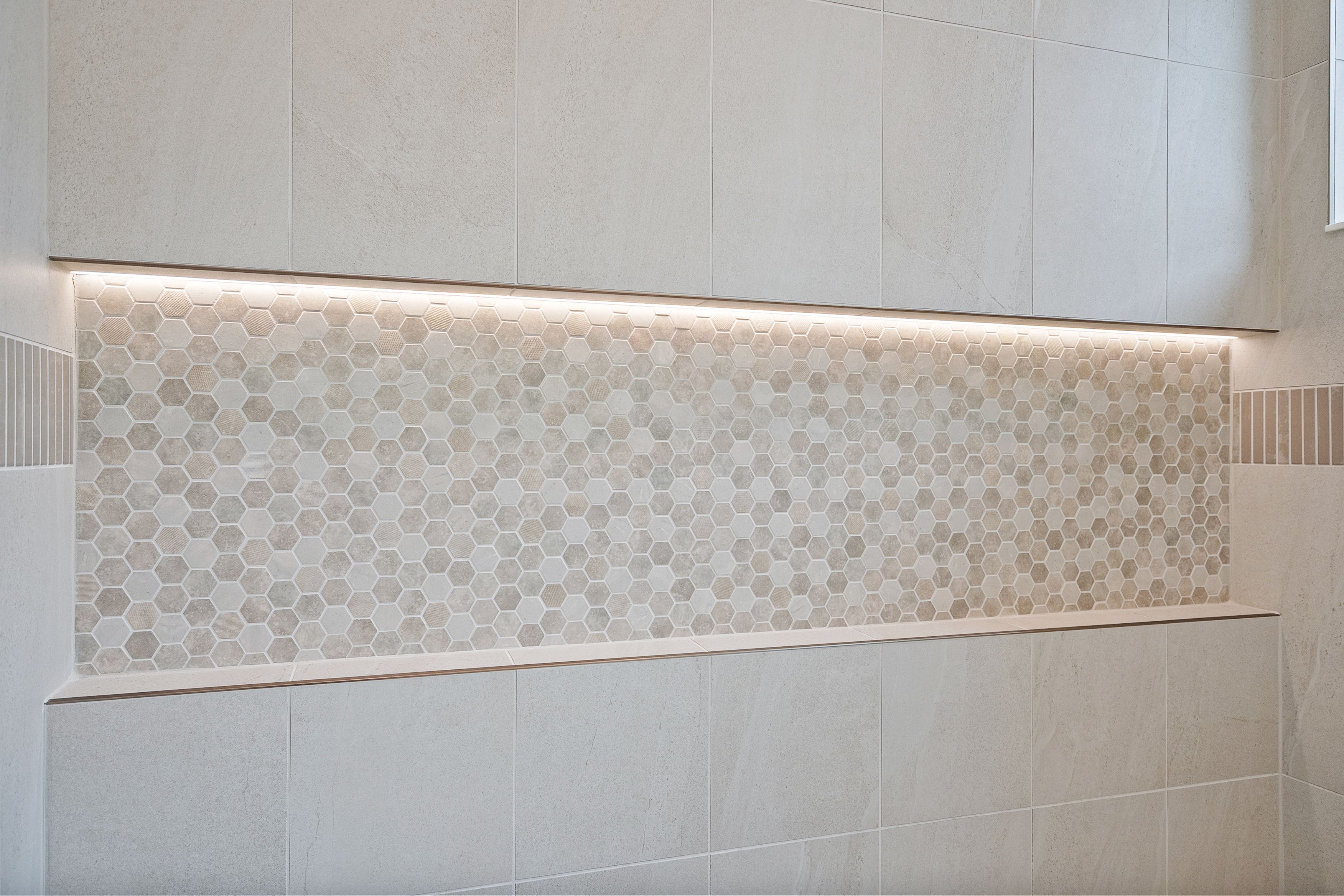 Master Bath Shower Detail | 9160 Seaglass Ct