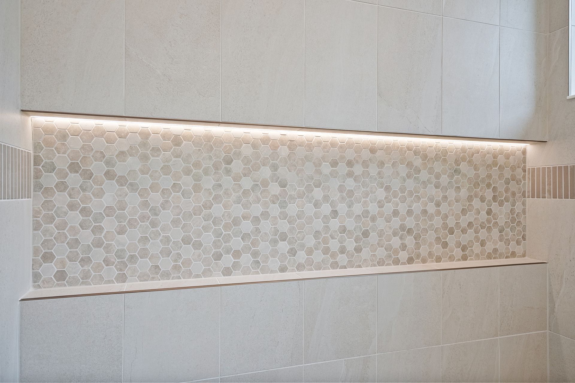 Master Bath Shower Detail | 9160 Seaglass Ct