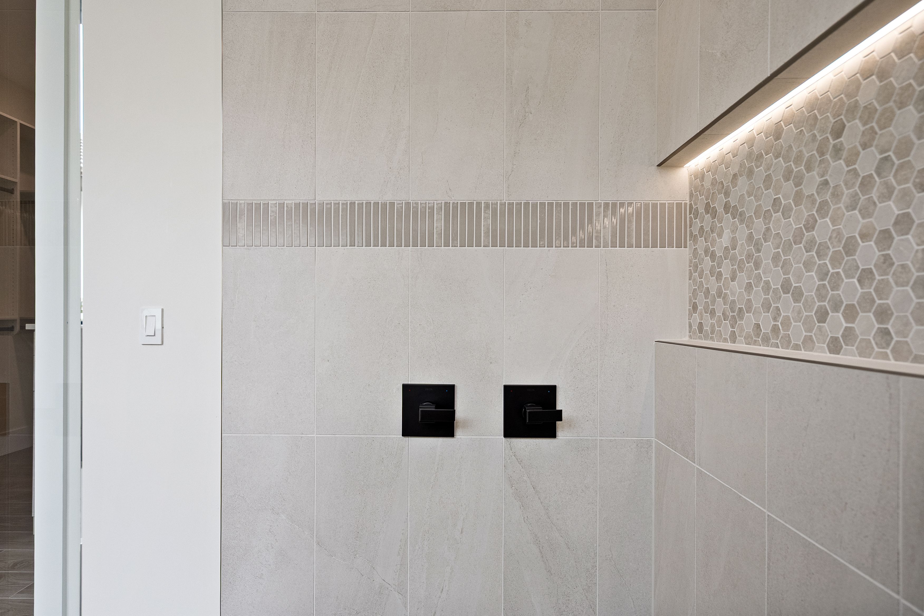 Master Bath Shower Detail | 9160 Seaglass Ct