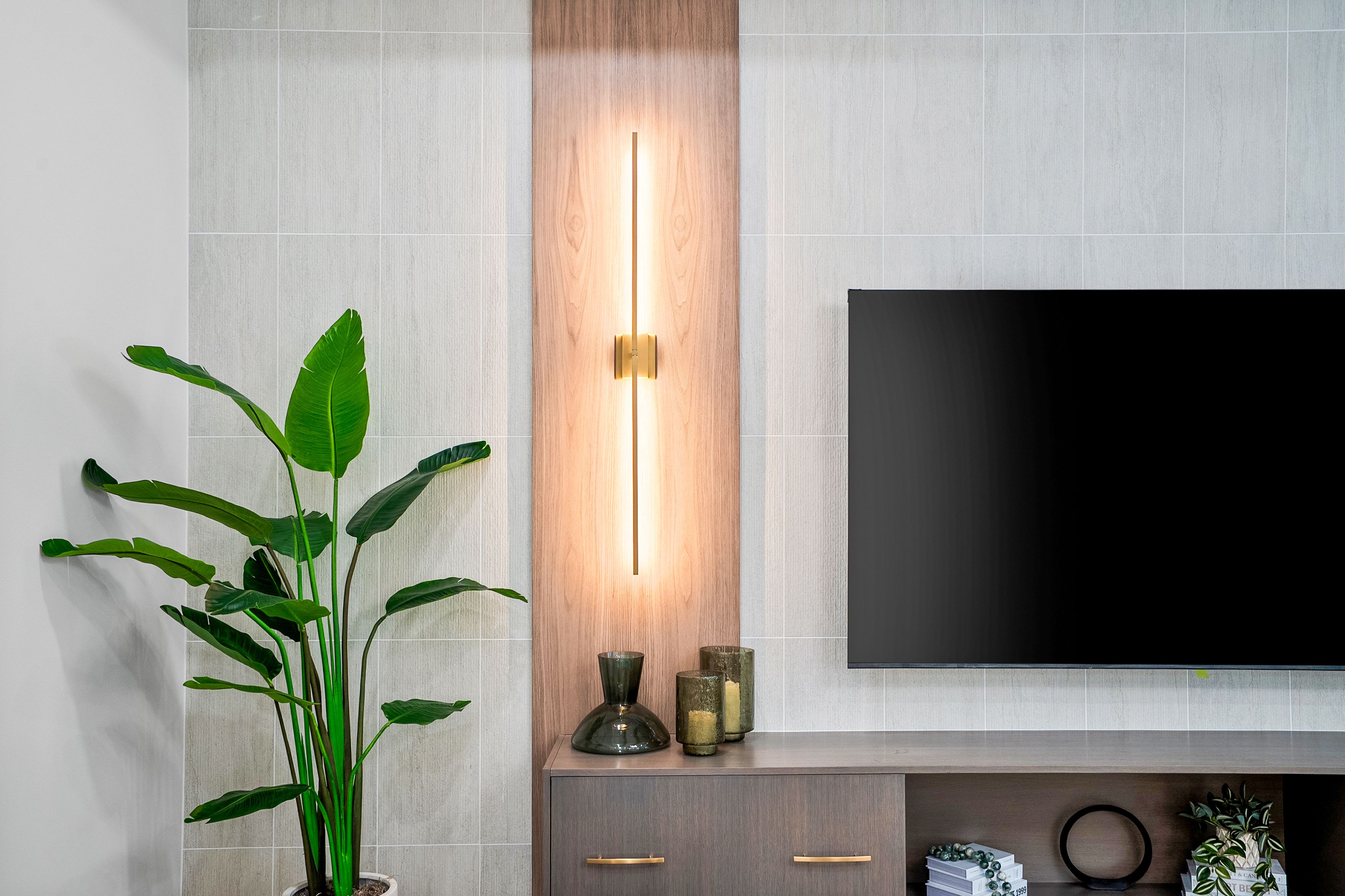 Great Room TV Wall Detail | Irvine Grande