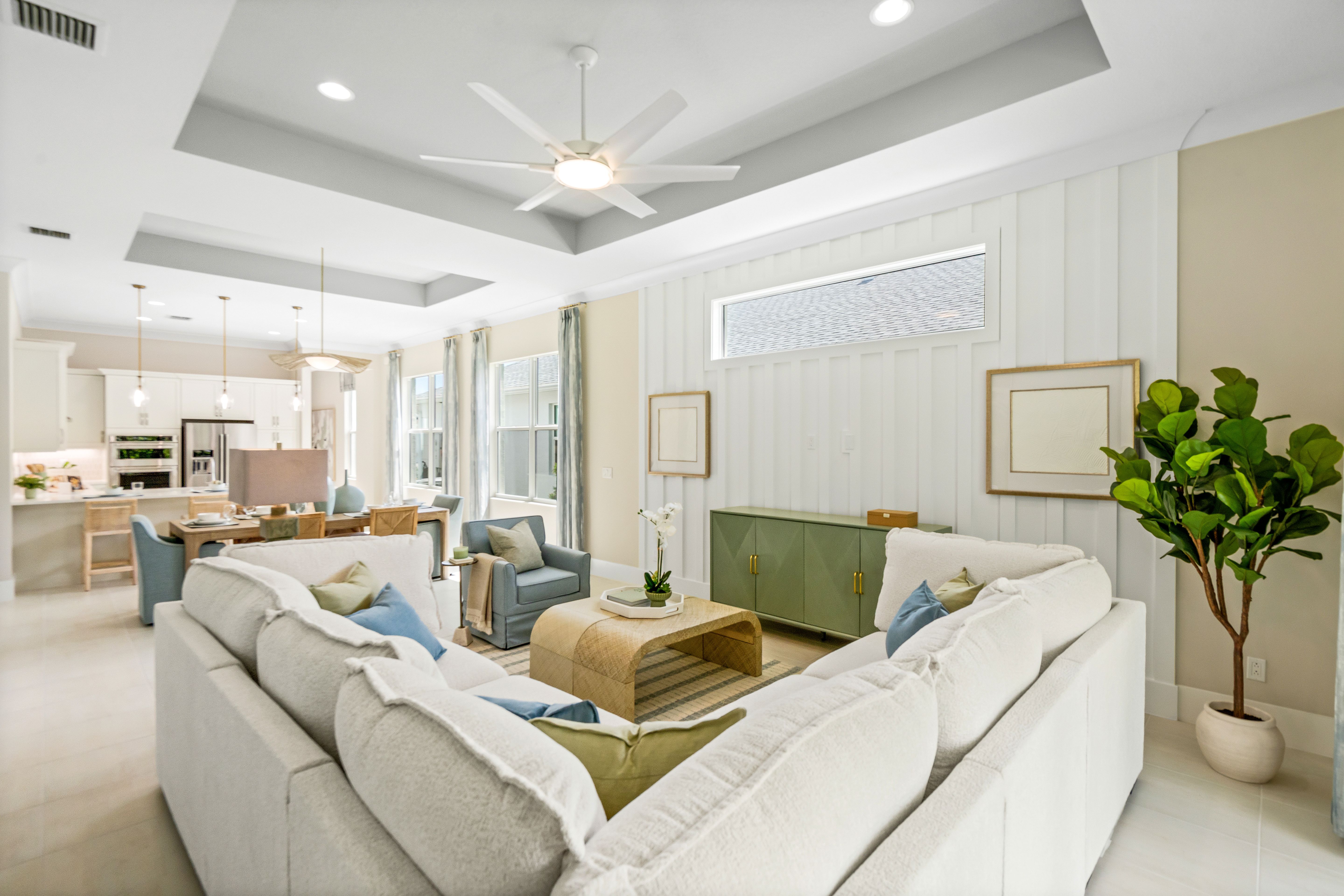 Great Room to Kitchen | 2147 Falls Manor