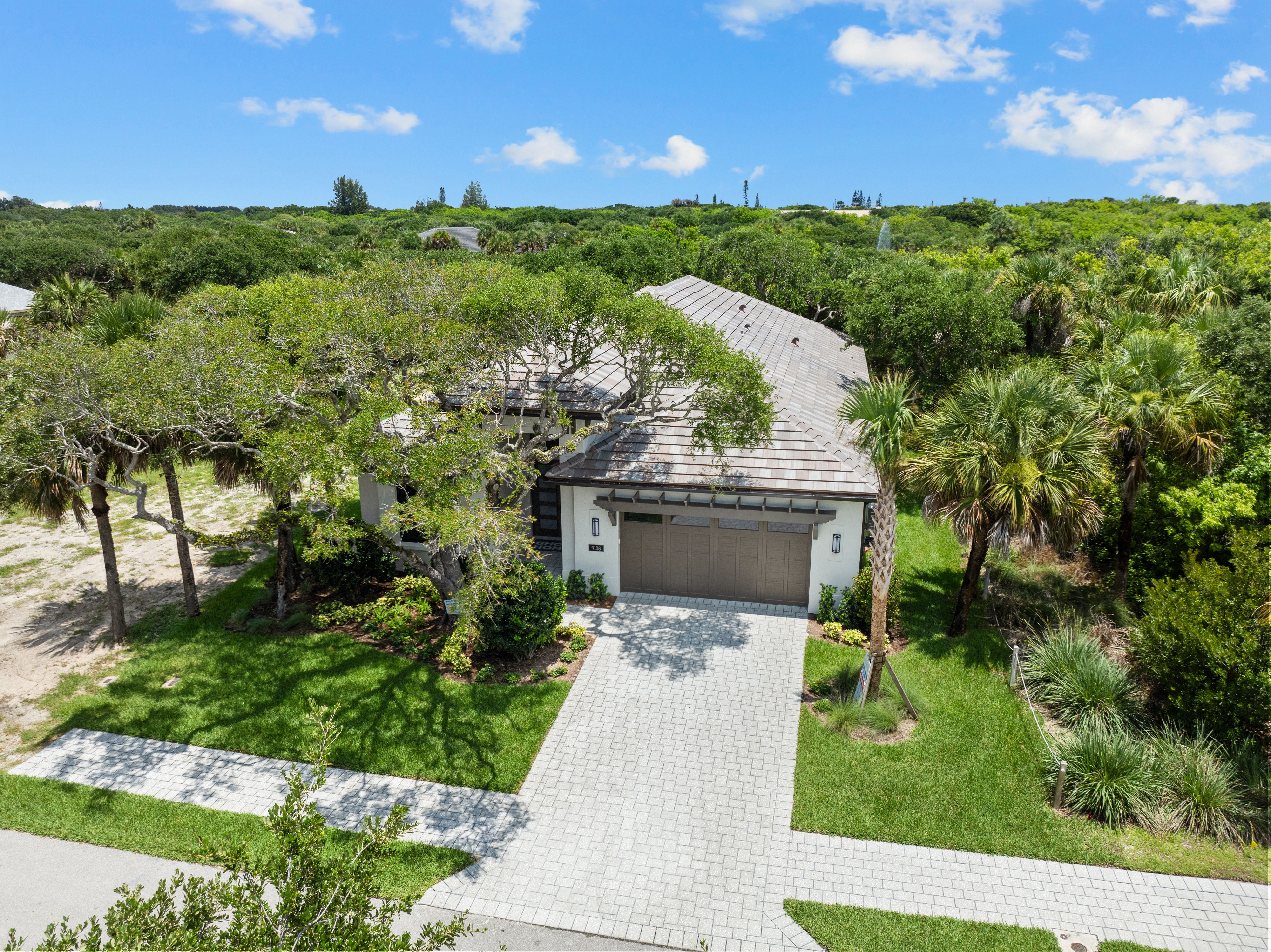 Front Elevation Drone | 9108 Seaglass Ct
