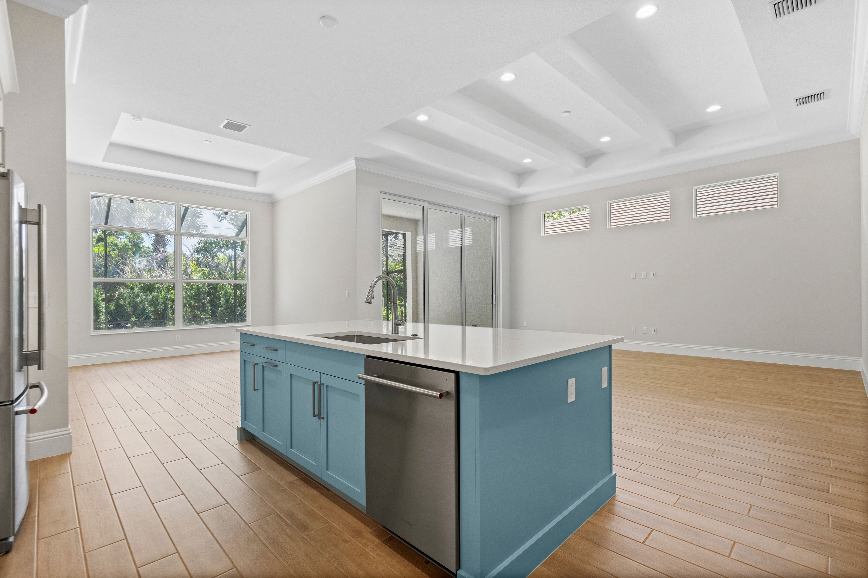 Kitchen, Dining and Great Room | 4121 Lucaya Pointe Way