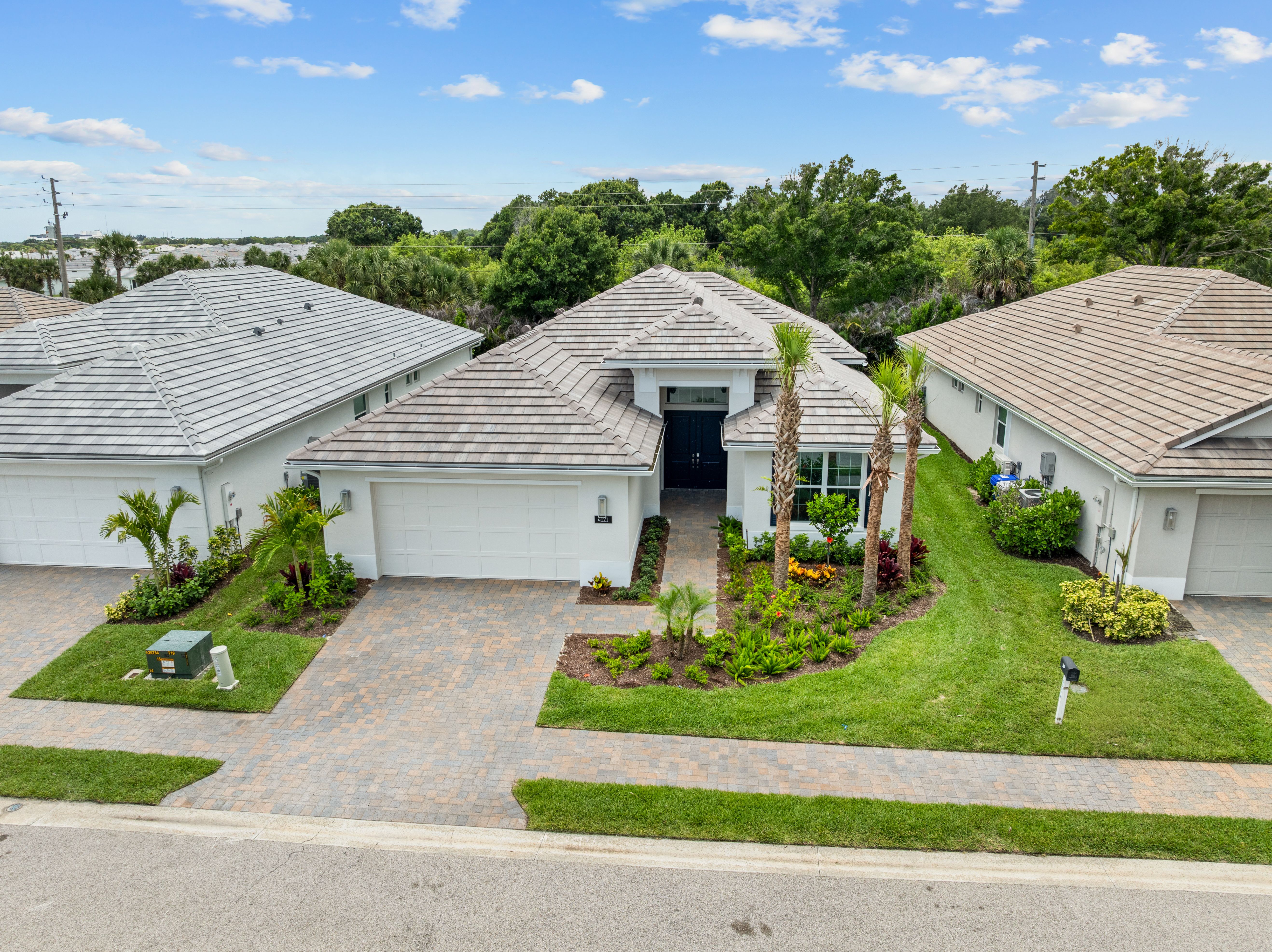 Drone Front Elevation | 4121 Lucaya Pointe Way