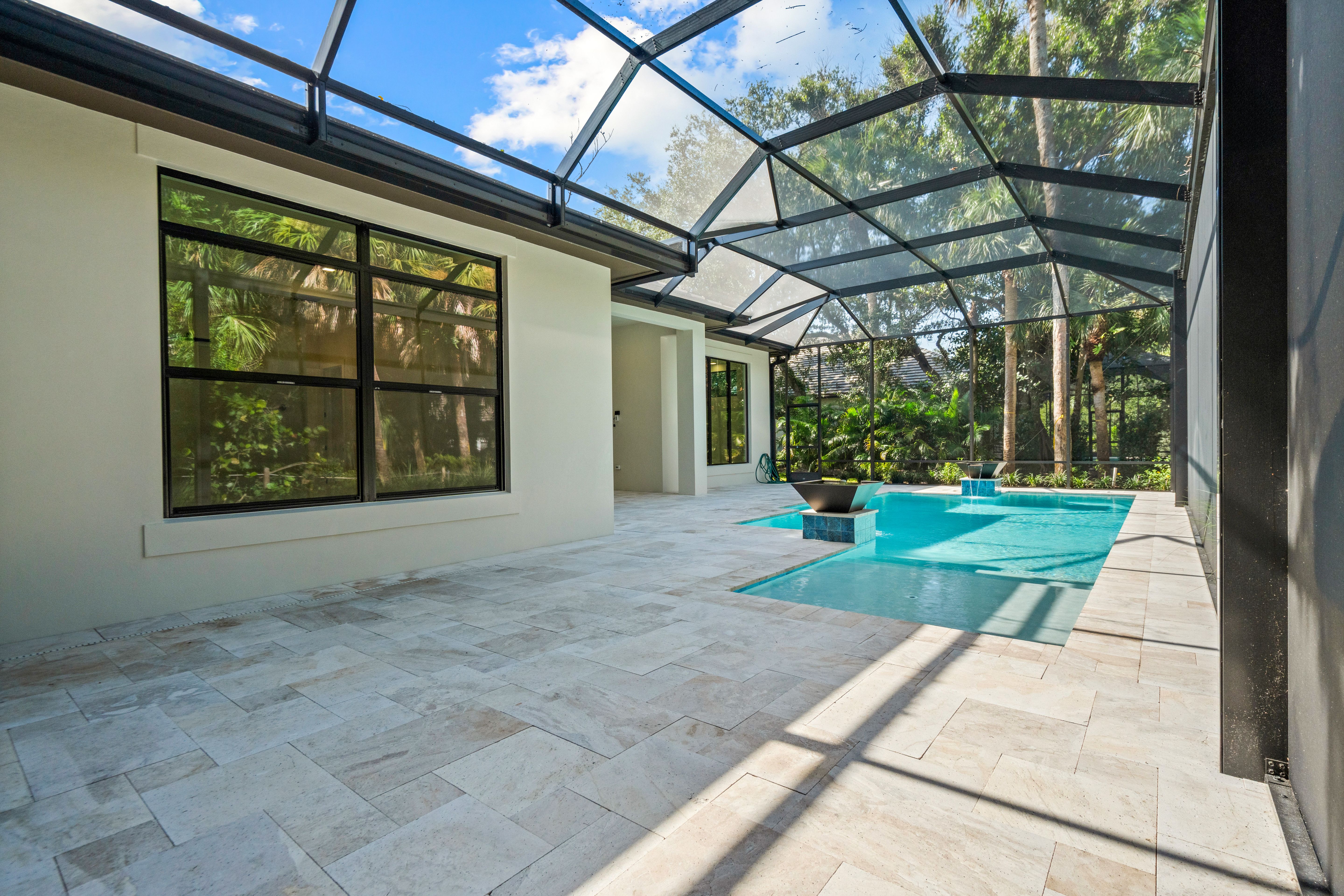 Pool Deck & Screened Pool | 9235 Seaglass Ct
