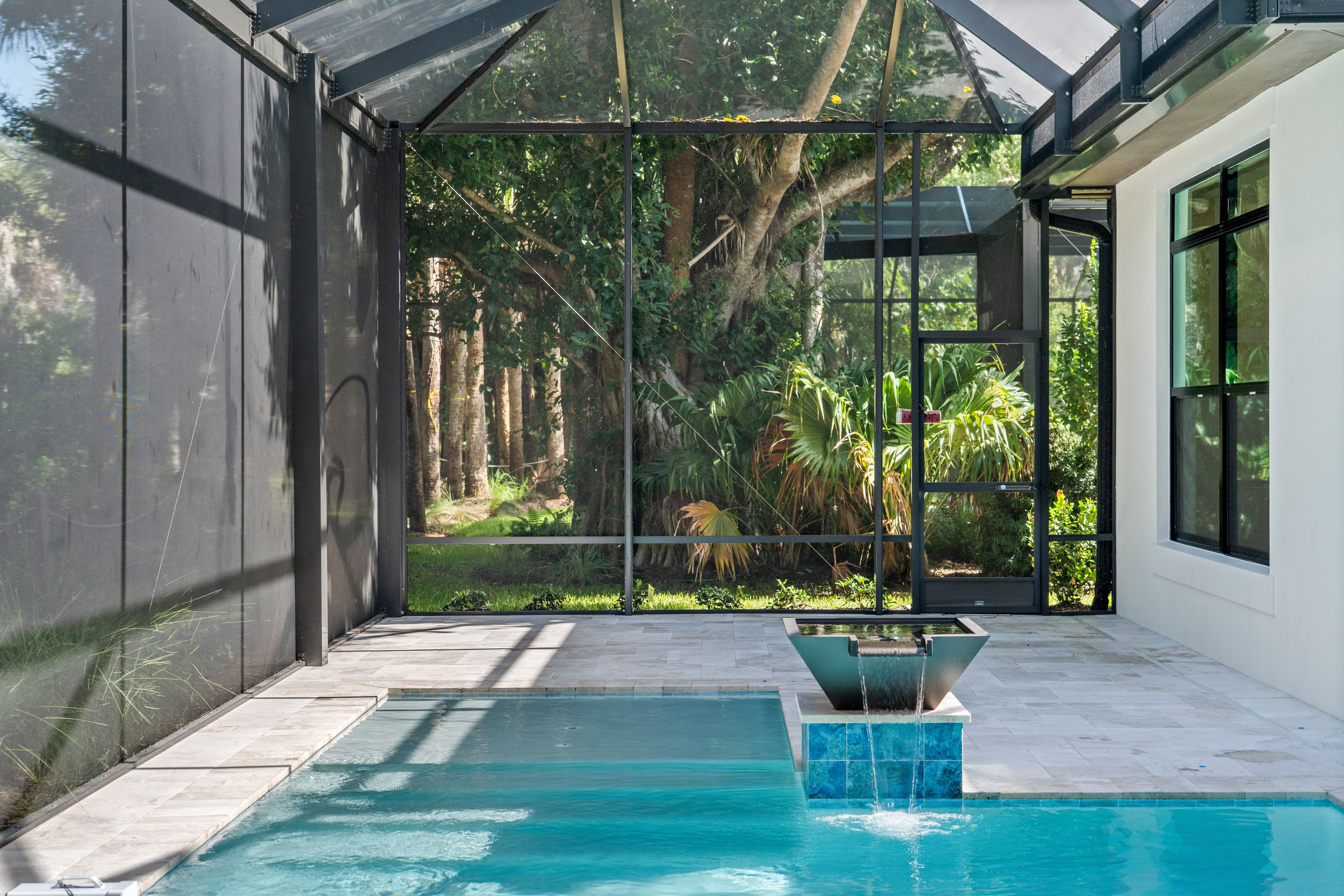 Pool Deck & Screened Pool | 9235 Seaglass Ct