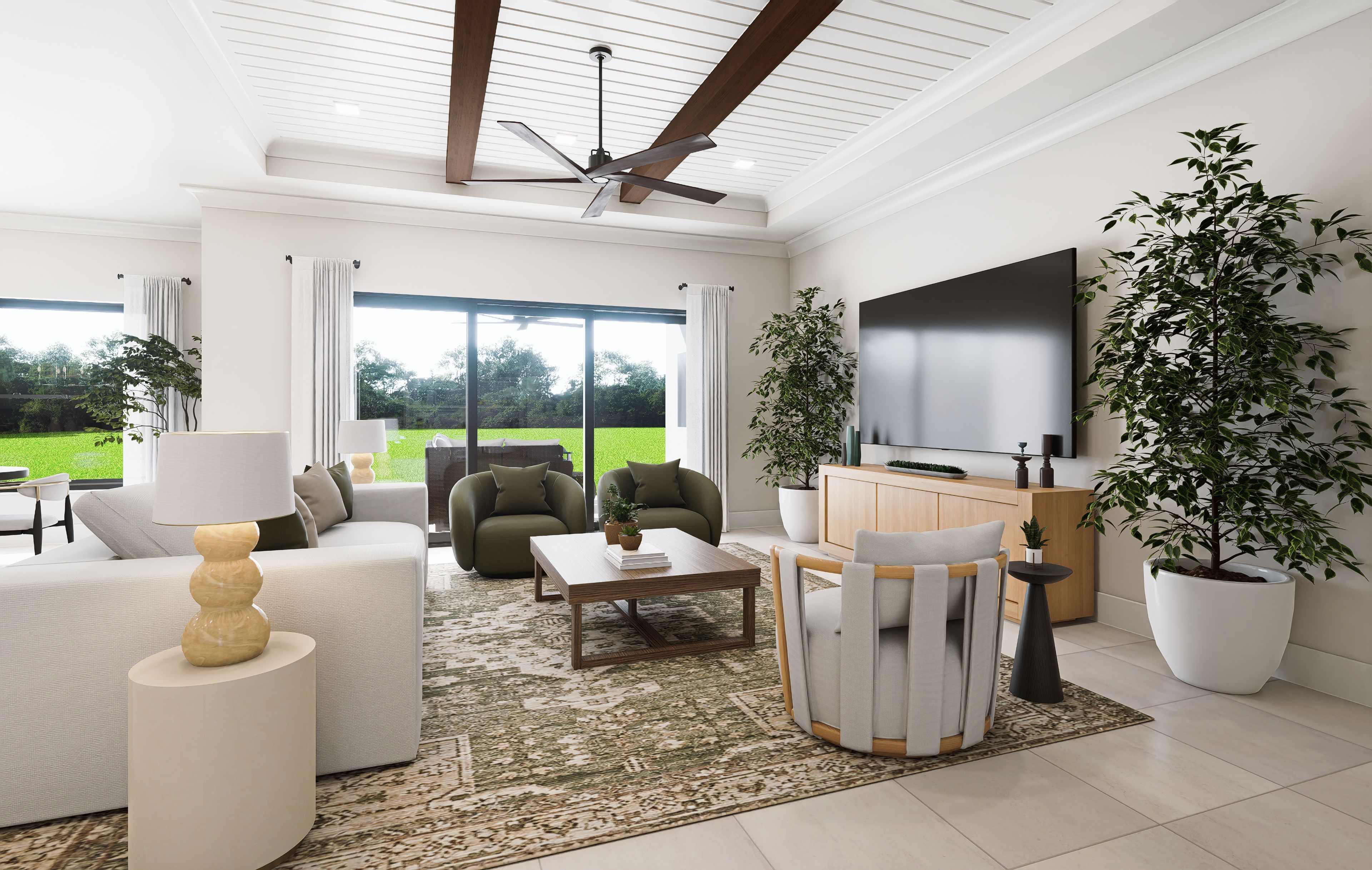 Great Room Virtual Rendering | Sterling