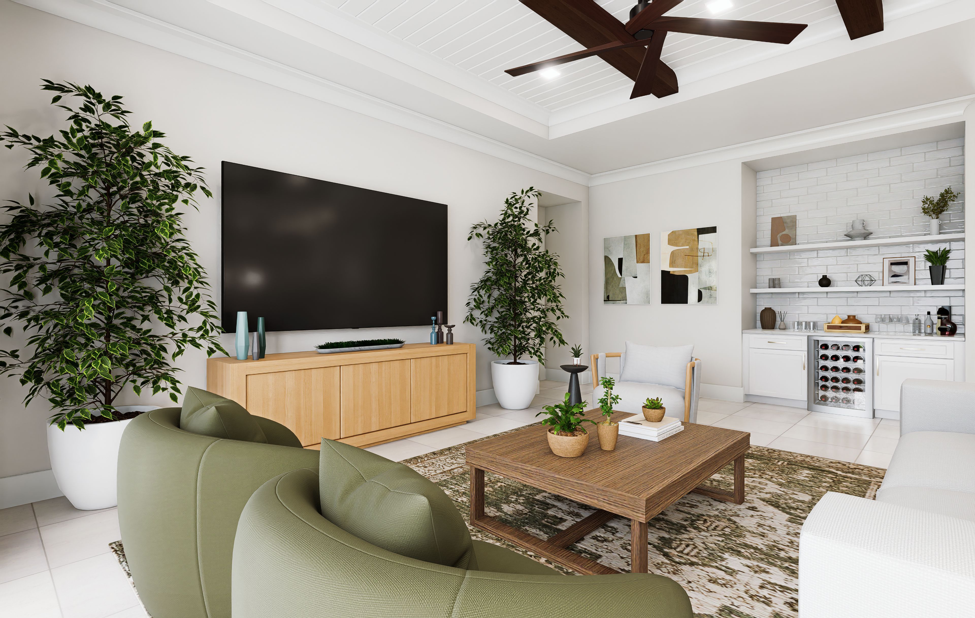 Great Room Virtual Rendering | Sterling