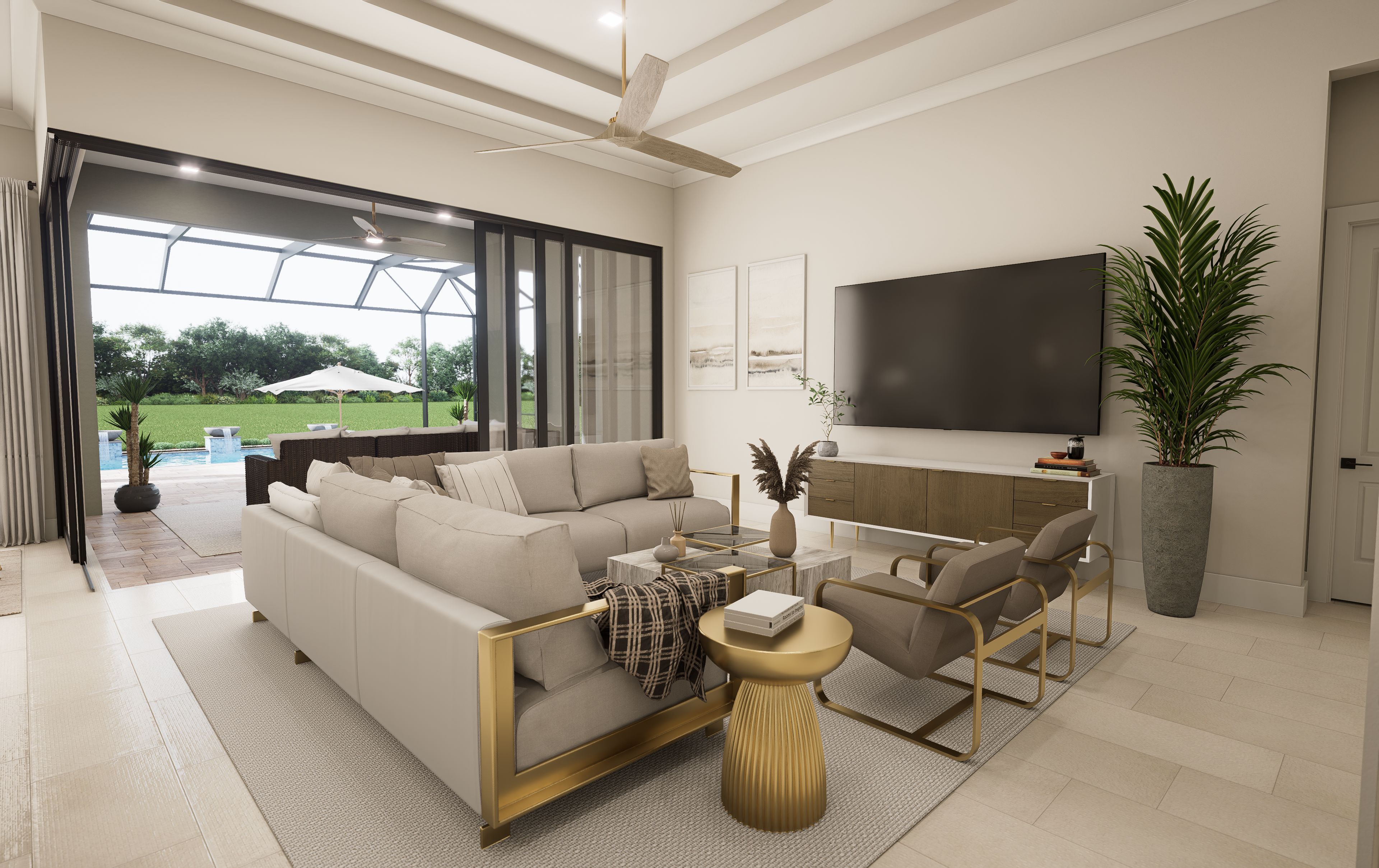 Great Room Virtual Rendering | Artistry