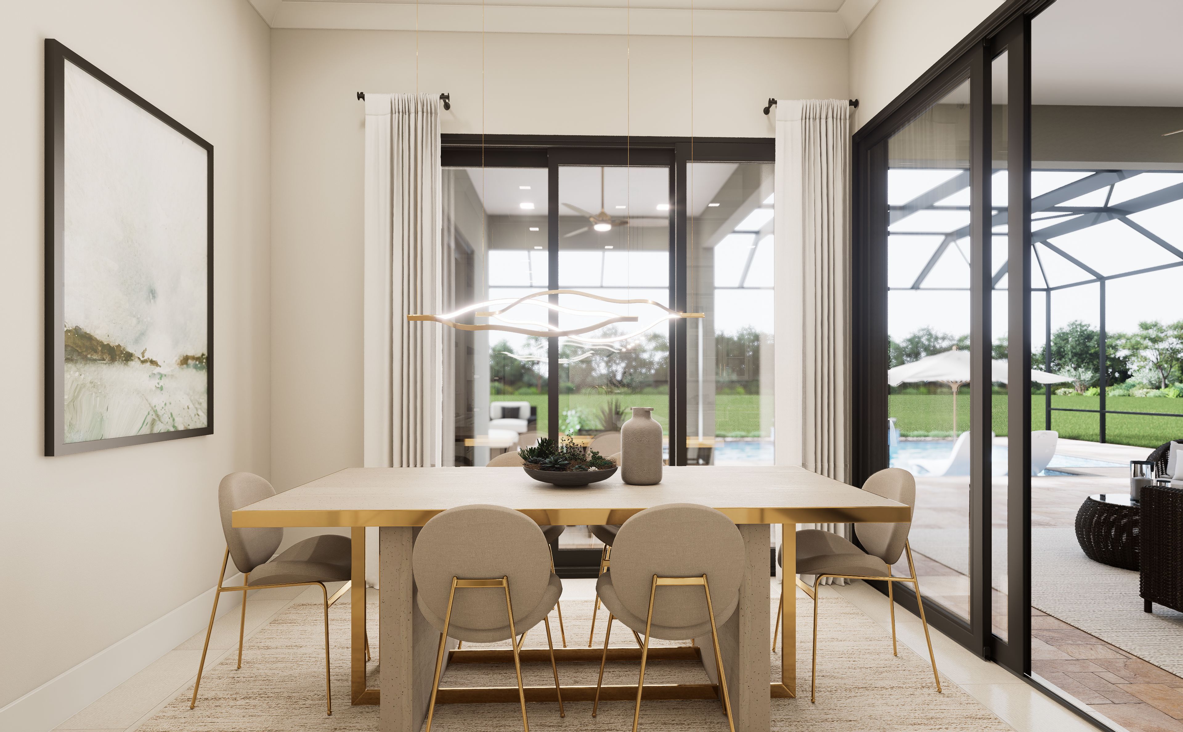 Dining Virtual Rendering | Artistry
