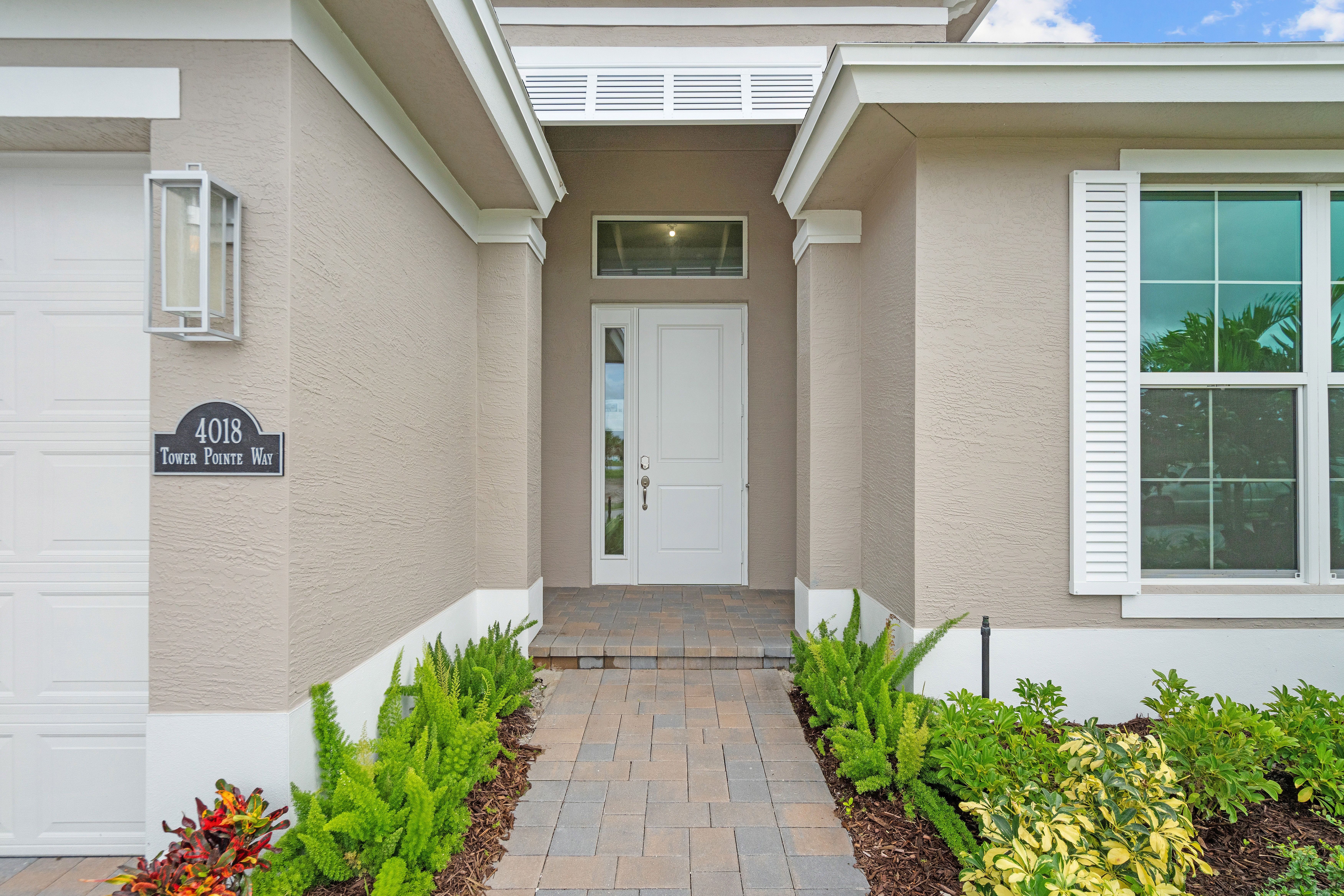 Front Elevation Detail | 4018 Tower Pointe Way