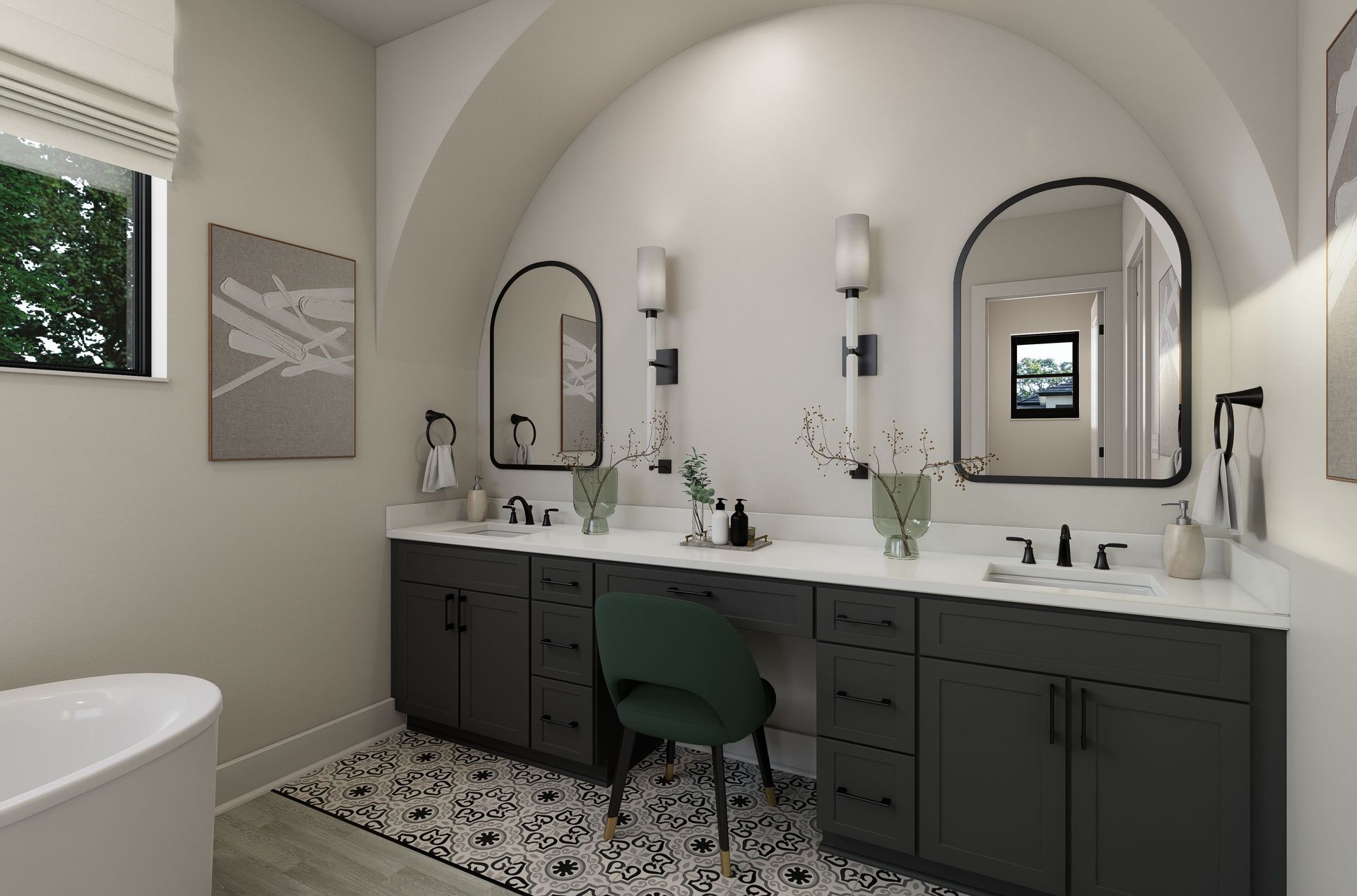Master Bath | Tilden Virtual Rendering