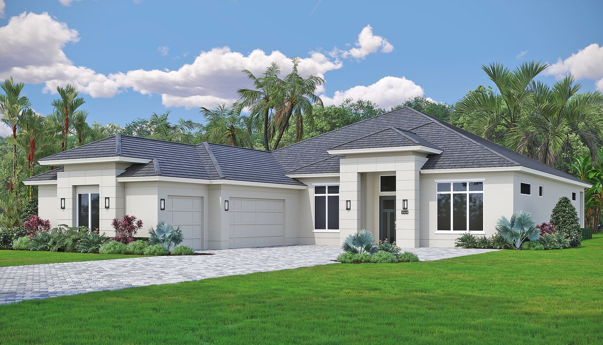 Contemporary V1 Elevation | Riviera