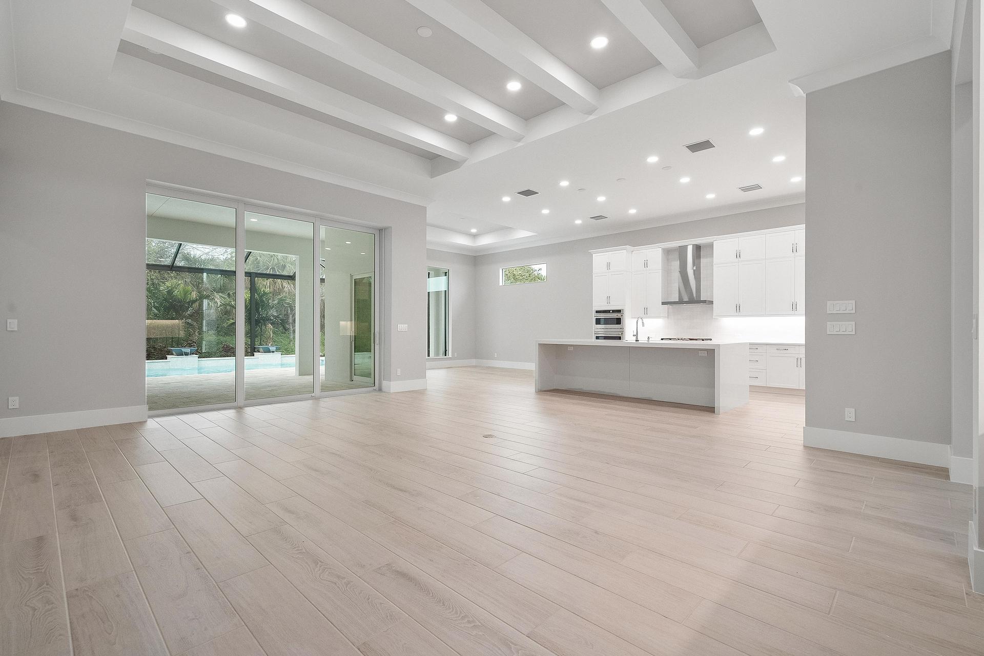 Great Room to Kitchen | Somerset Move -in Ready shown for reference