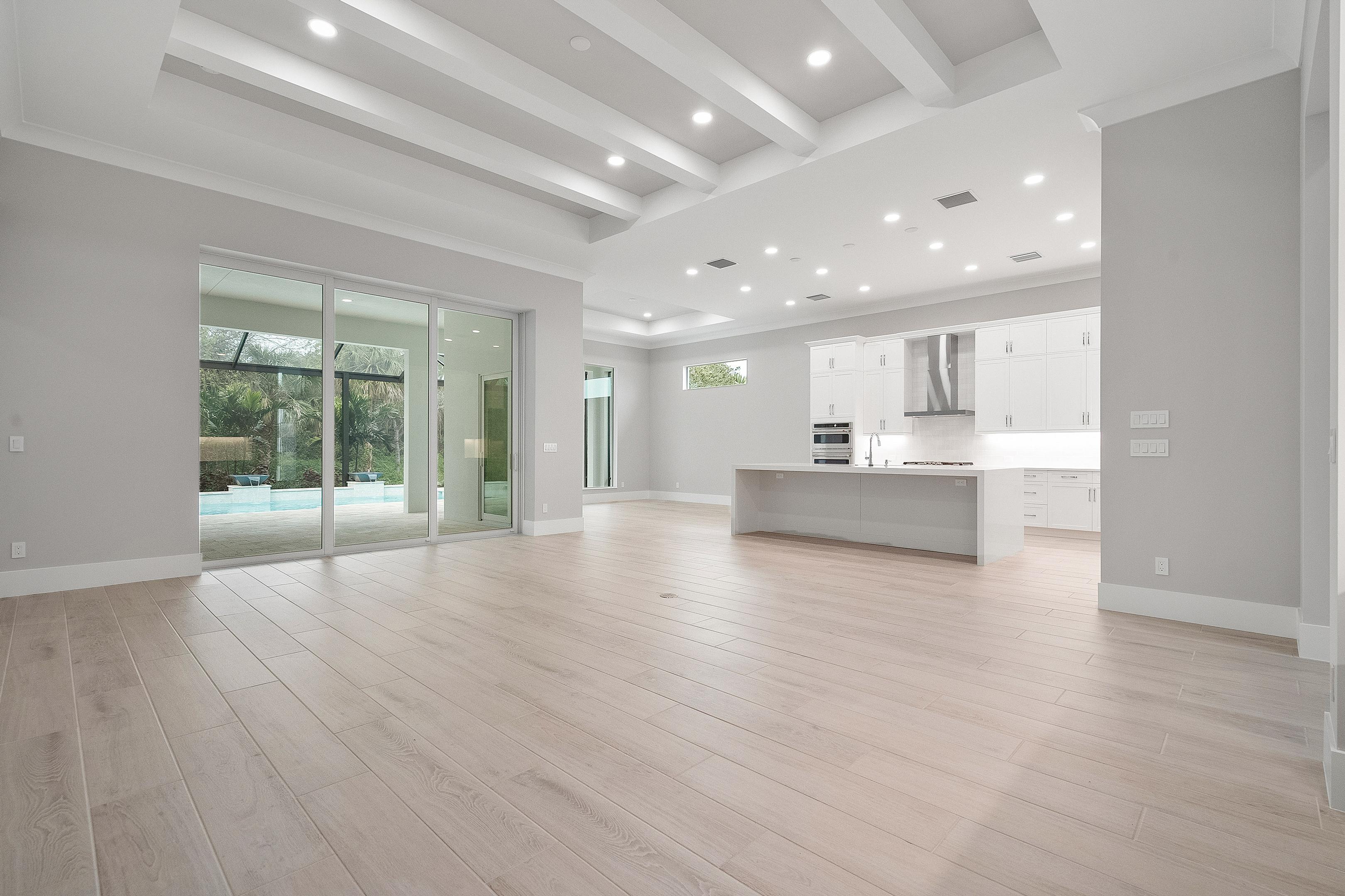 Great Room to Kitchen | Somerset Move -in Ready shown for reference