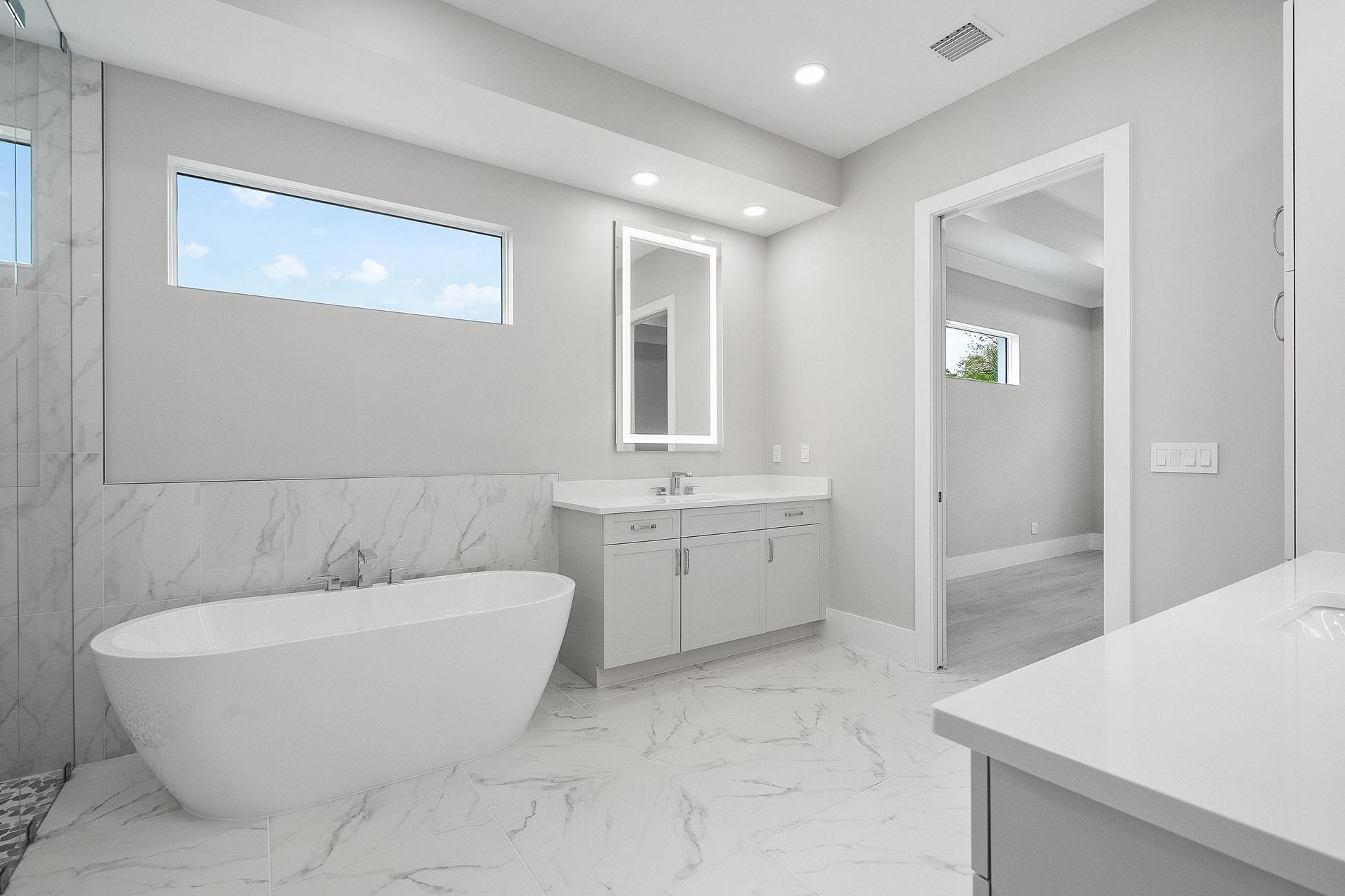 Master Bath Freestanding Tub | Somerset Move-in Ready shown for reference