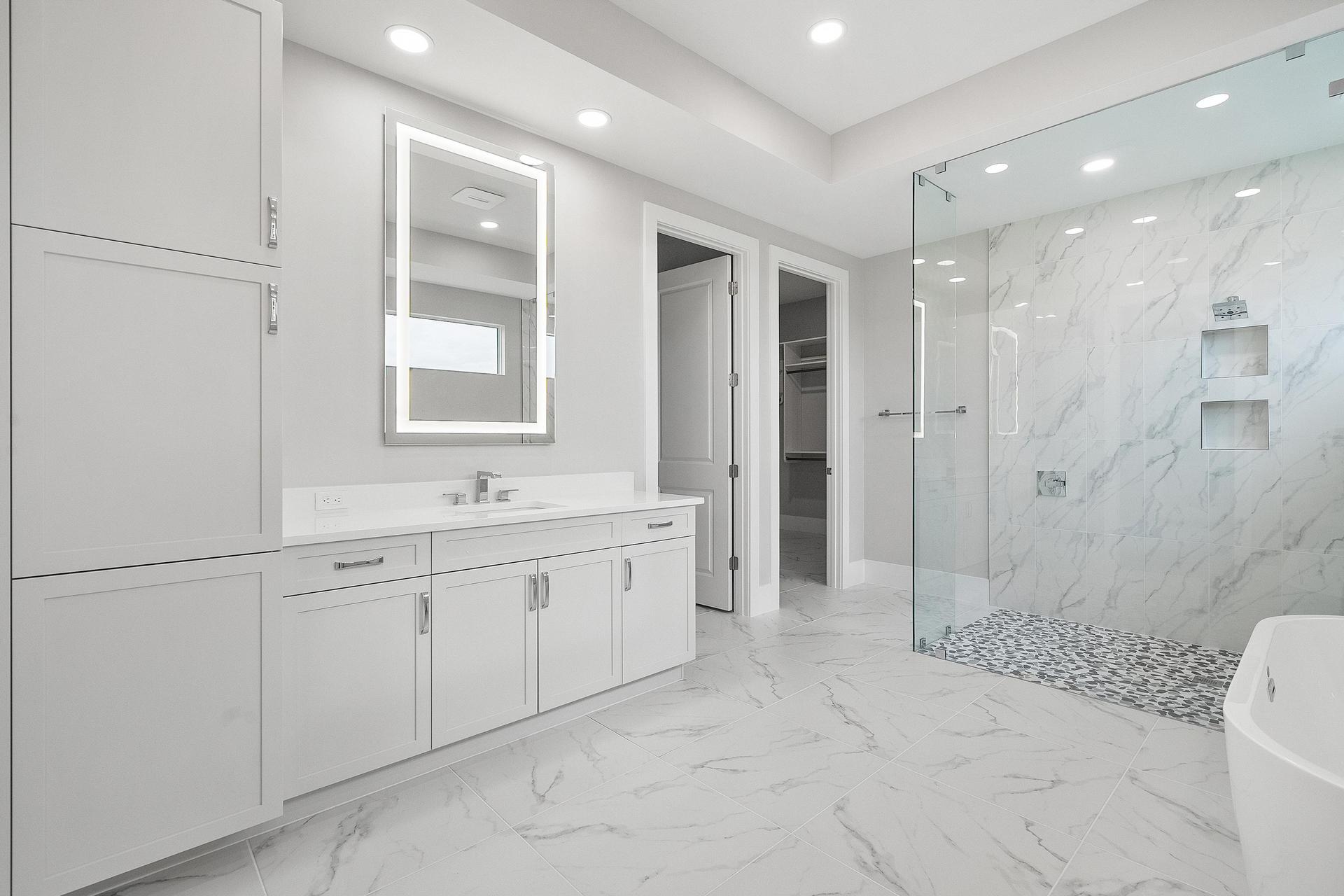 Master Bath | Somerset Move-in Ready shown for reference