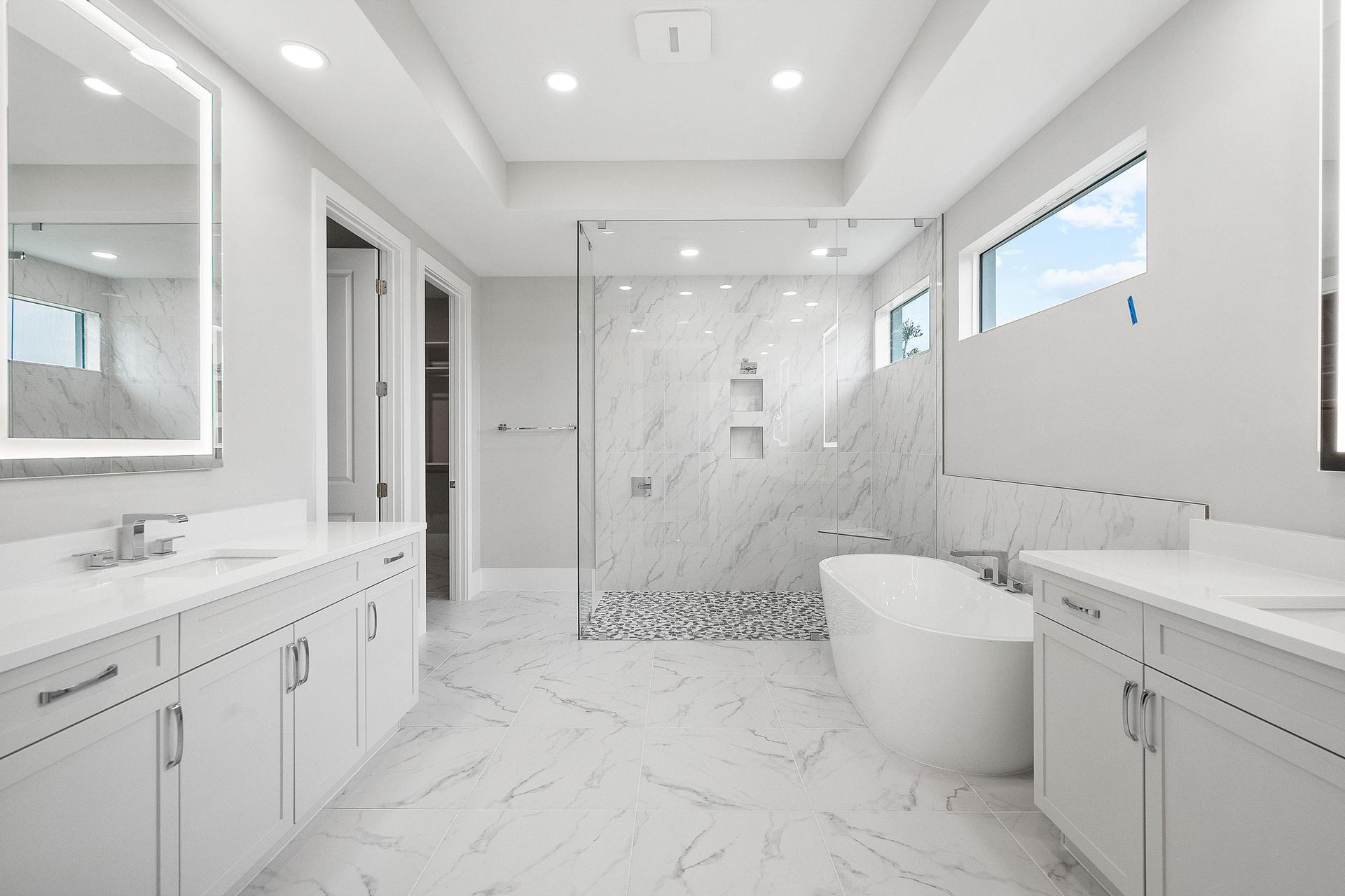 Master Bath | Somerset Move-in Ready shown for reference