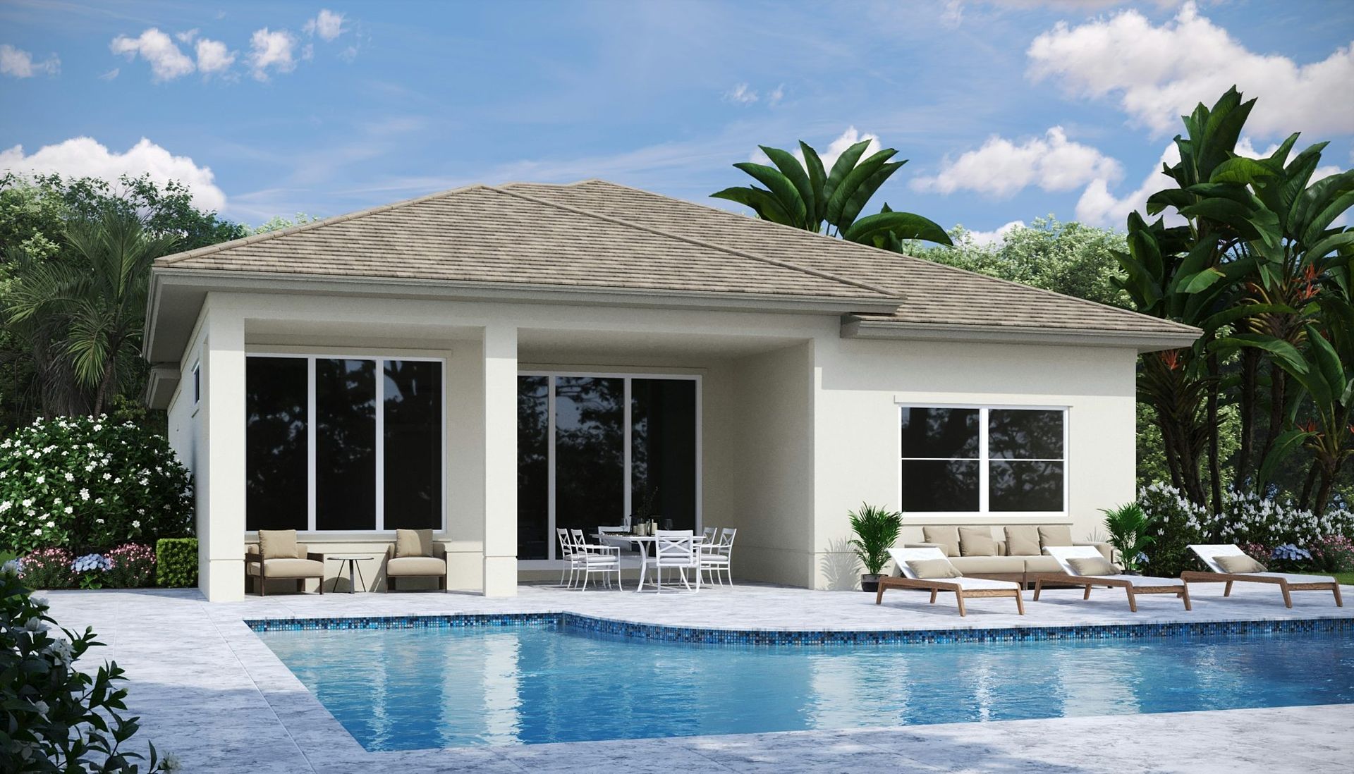 Contemporary Rear Elevation | Stella