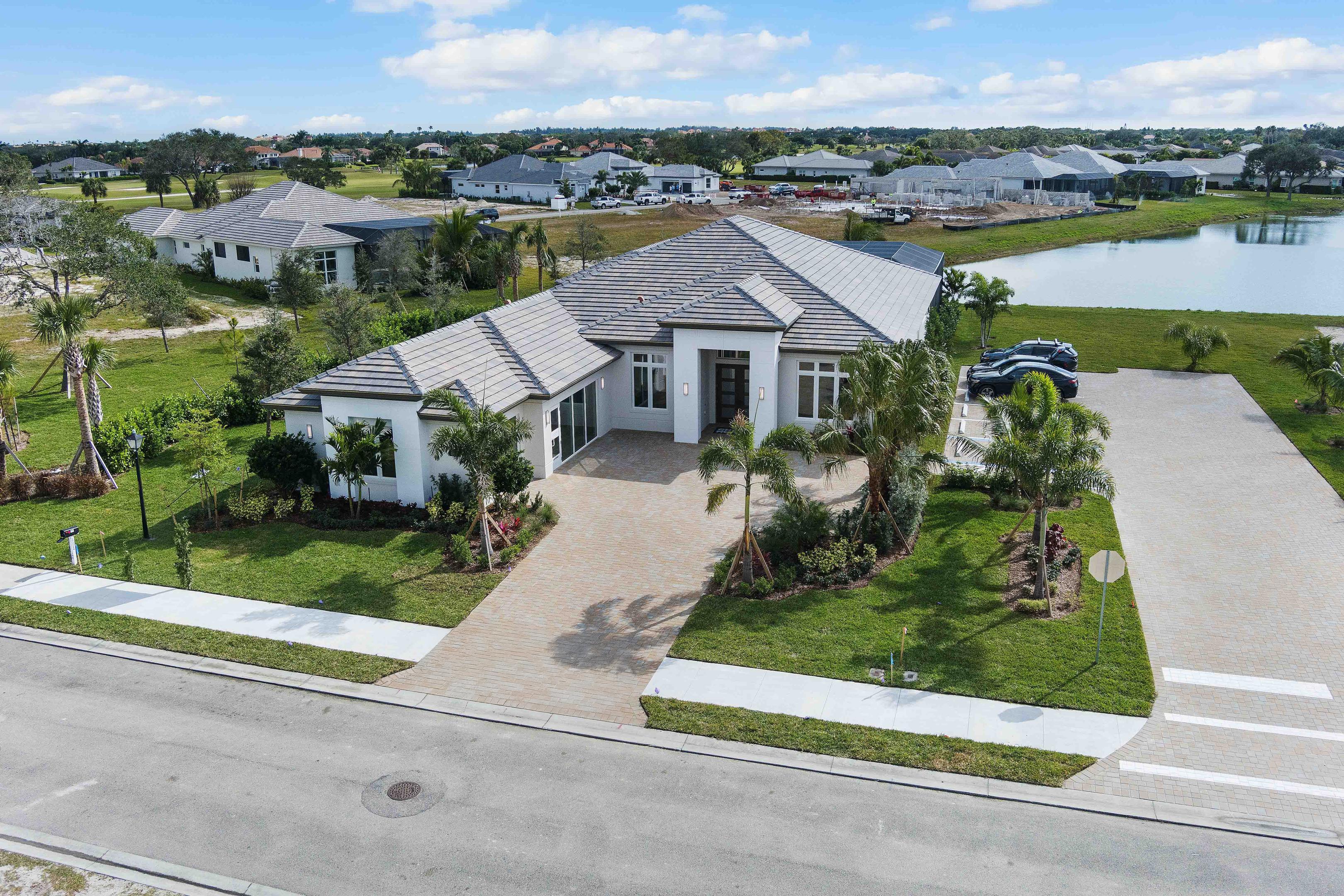 Front Elevation | Aerial | Riviera Model