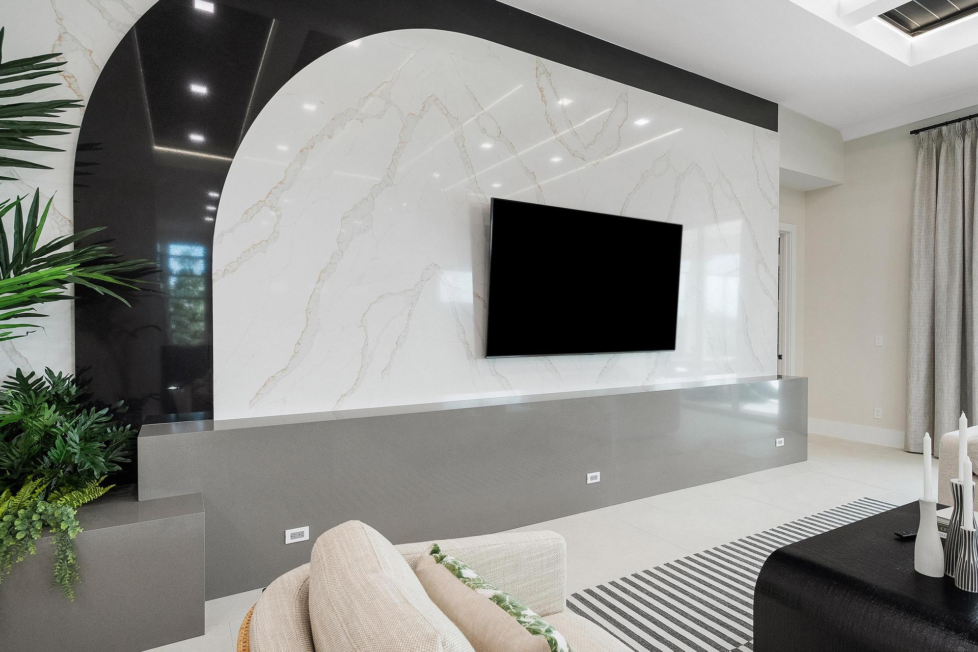 Great Room Wall Detail | Riviera Model