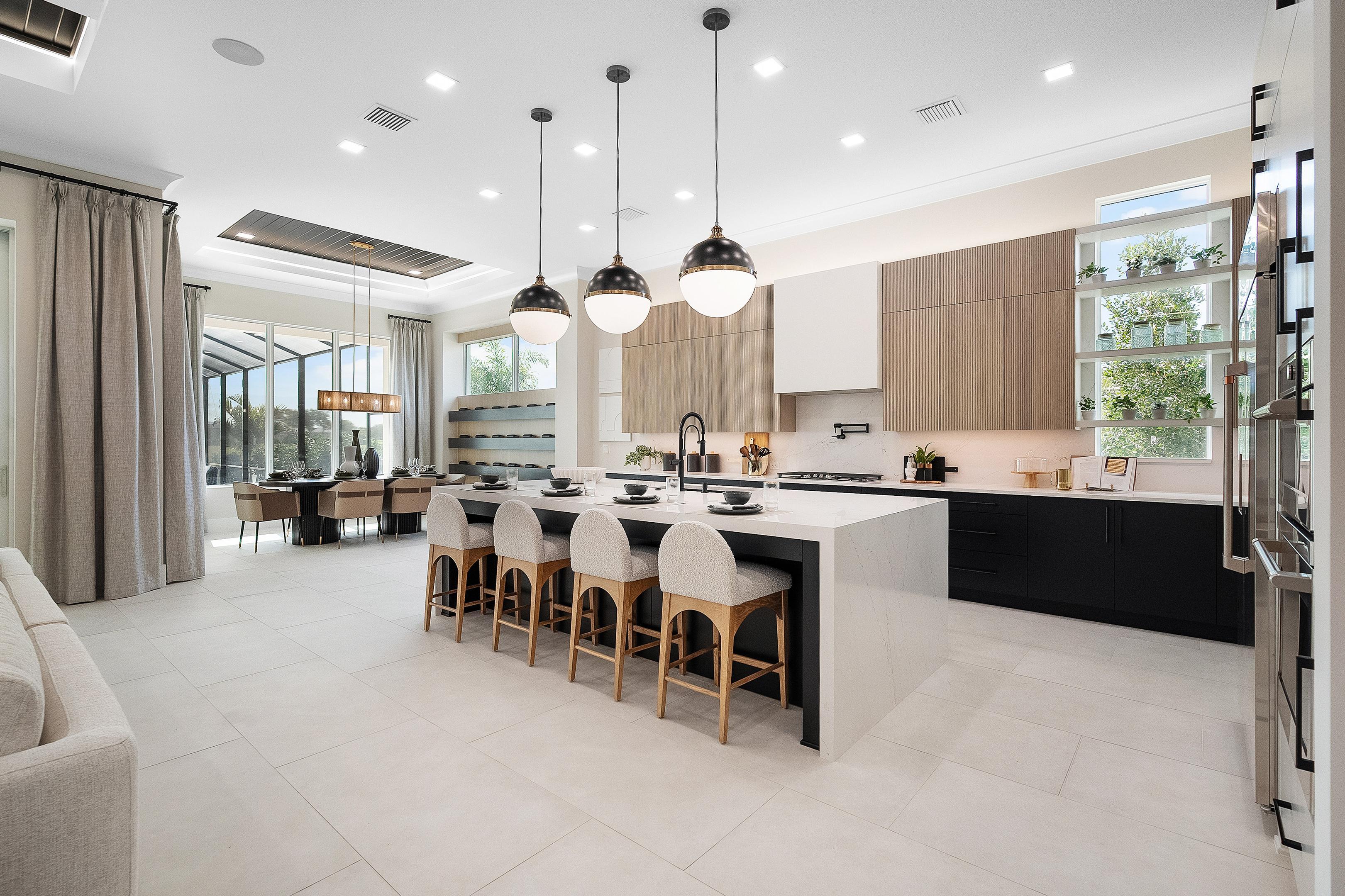 Kitchen to Dining | Riviera Model