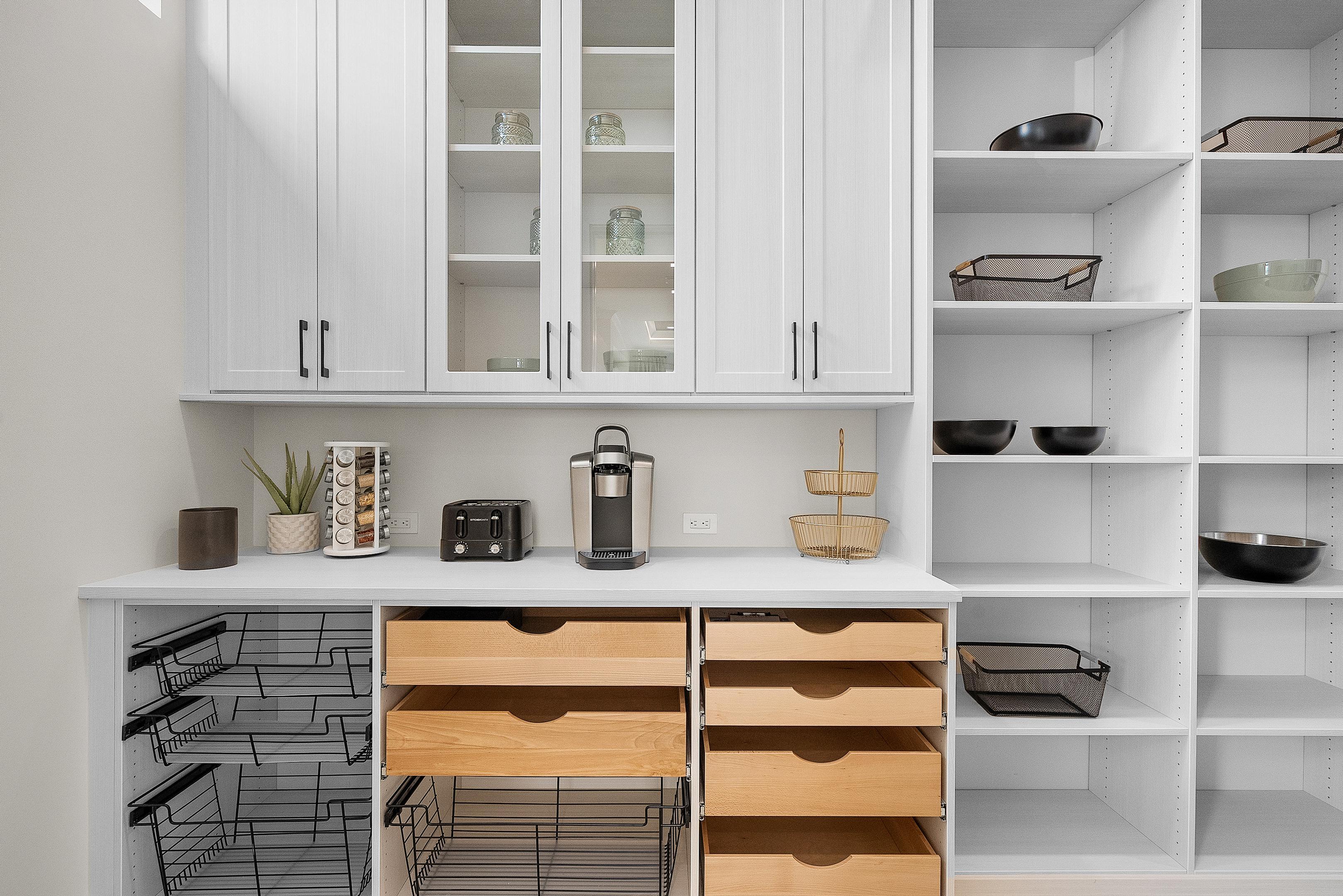 Kitchen Walk-in Appliance Pantry | Riviera Model