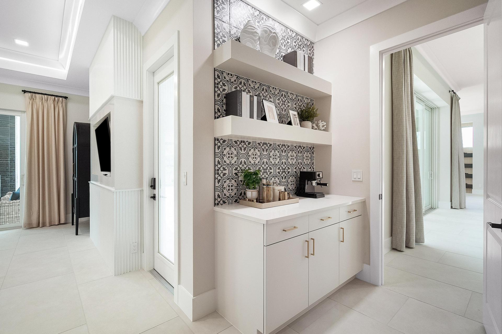 Master Suite Foyer Breakfast Bar | Riviera Model