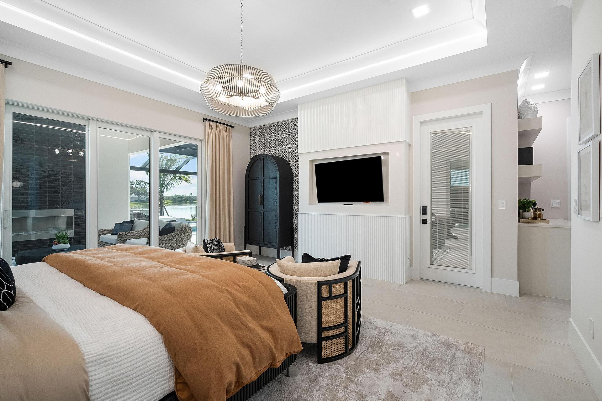 Master Suite looking to backyard | Riviera Model