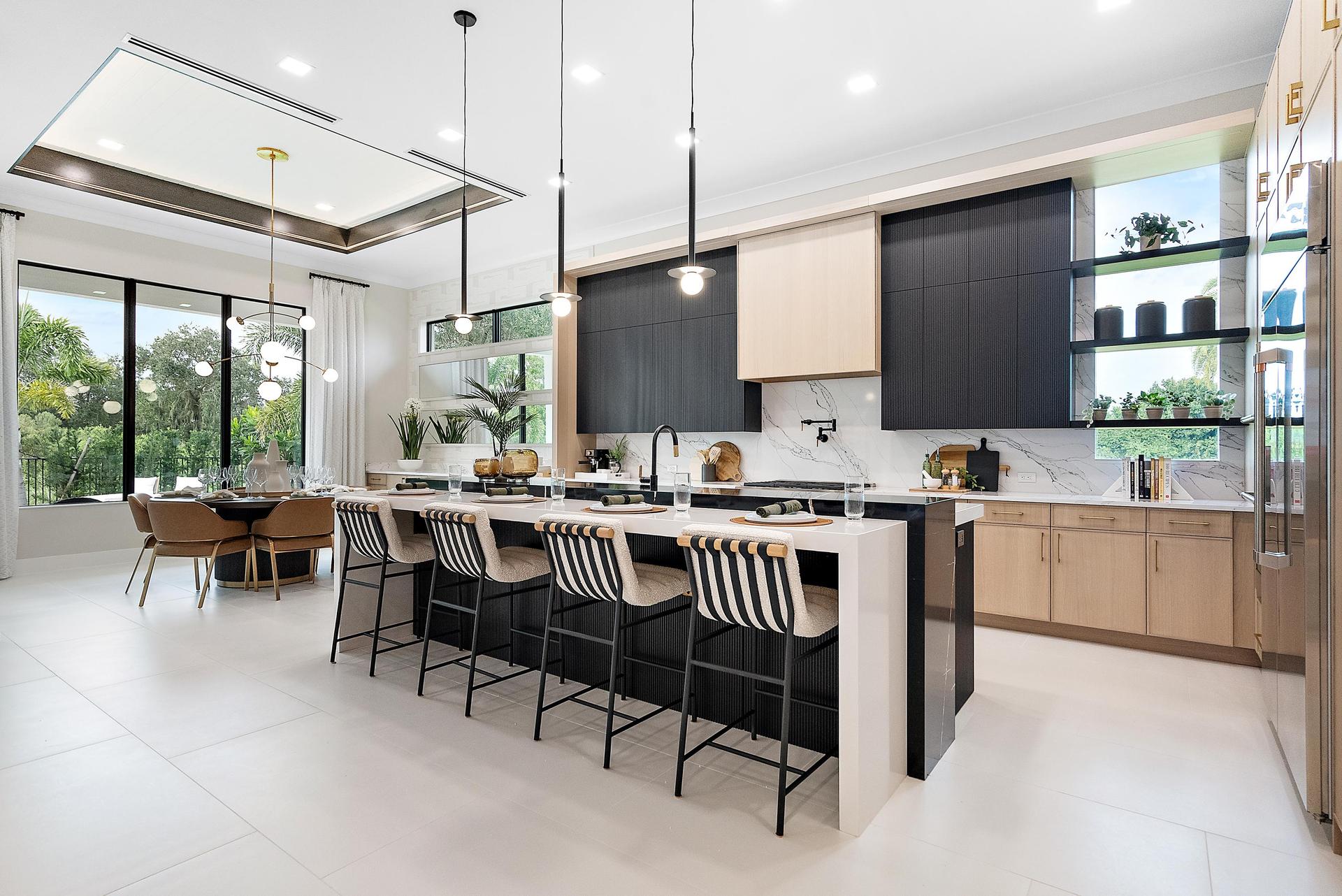 Kitchen to Dining | Keenan Model