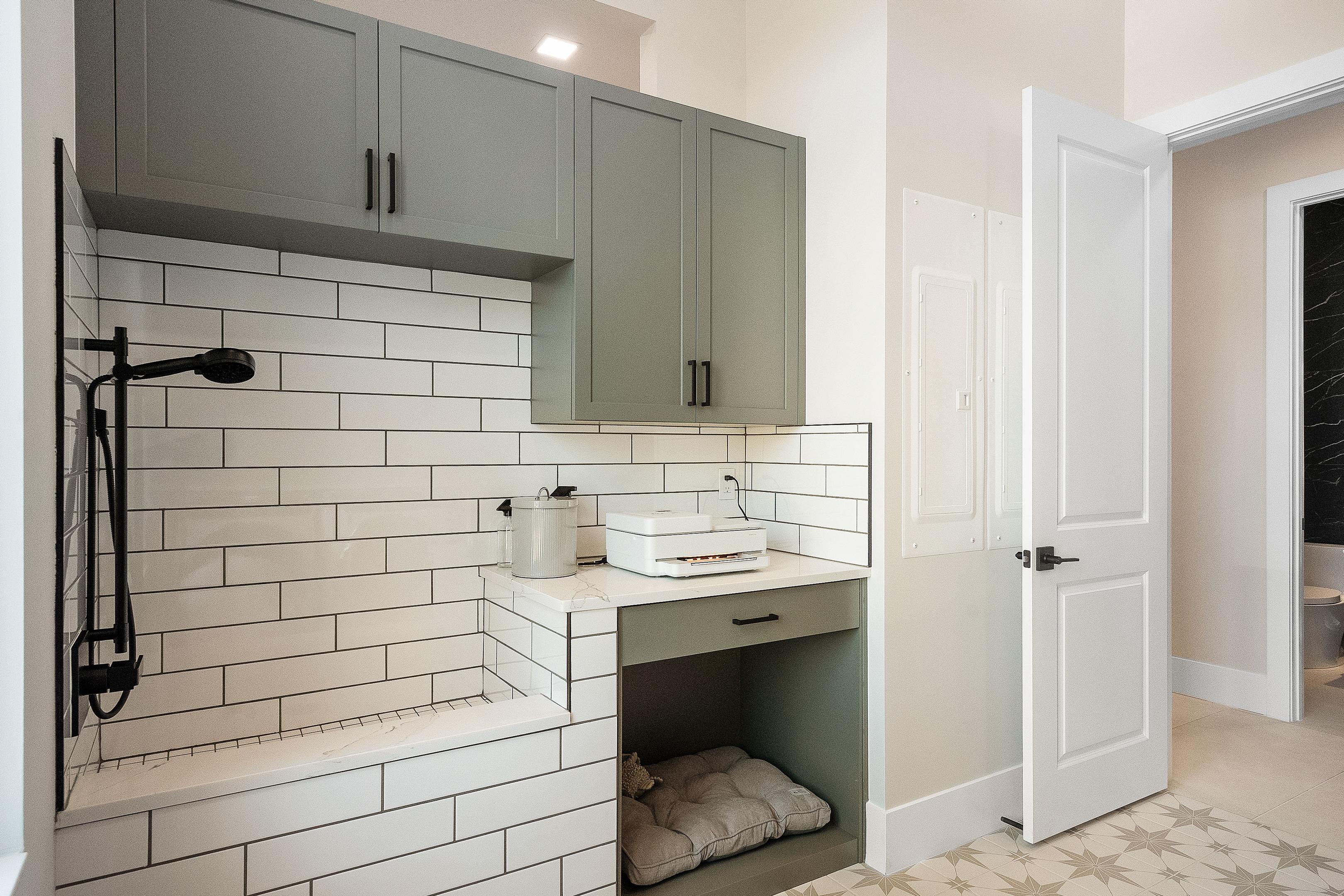 Laundry Room Dog Washing Station | Riviera Model