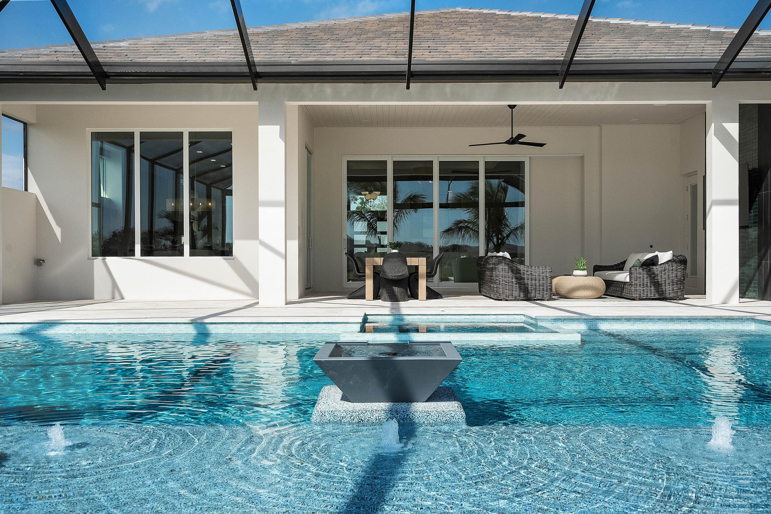 Pool to Lanai | Riveria Model
