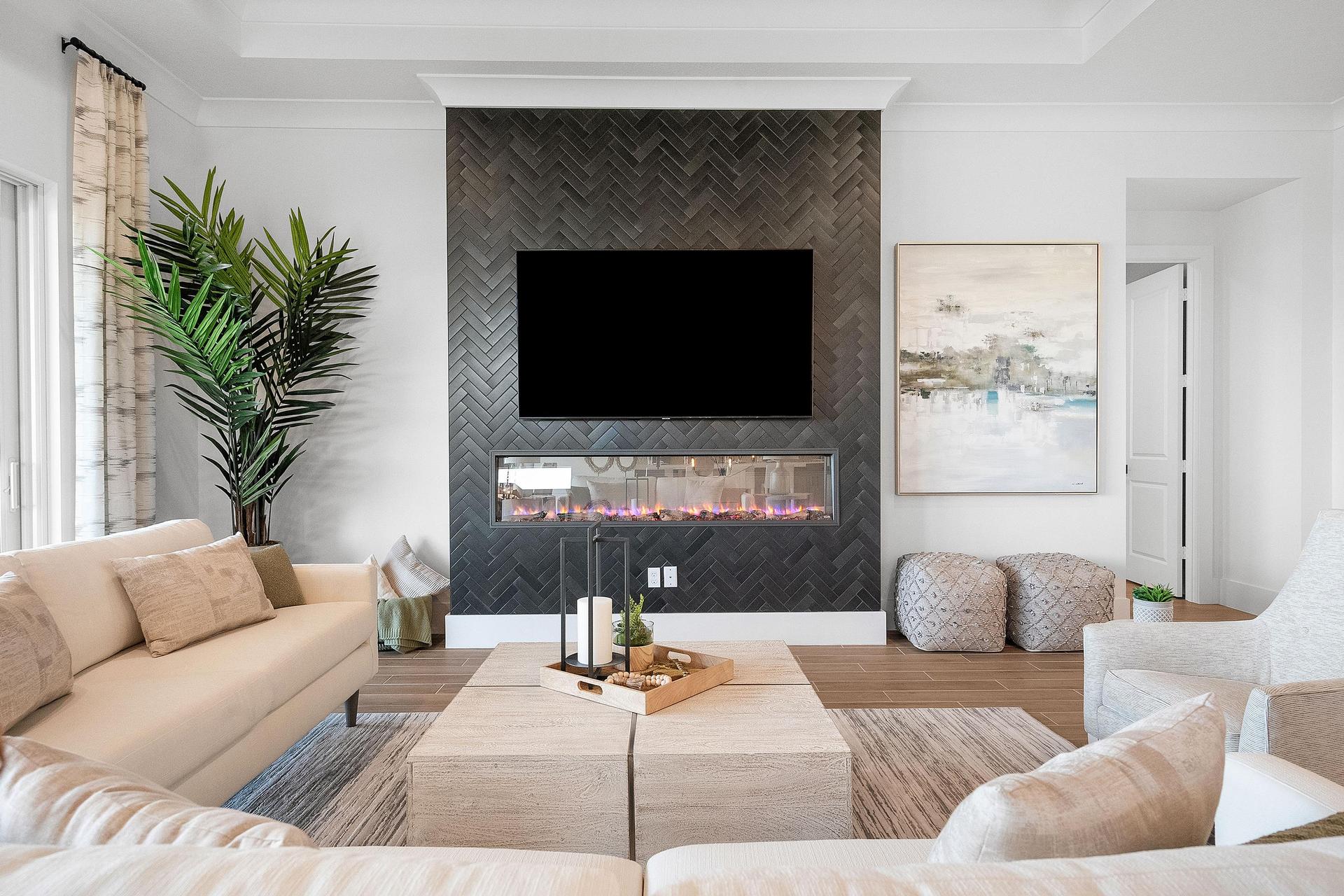 High Pointe Seraphina 23  Fireplace