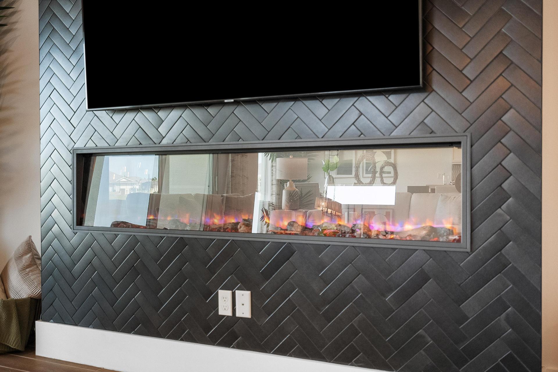 Great Room Fireplace Detail | Seraphina 23