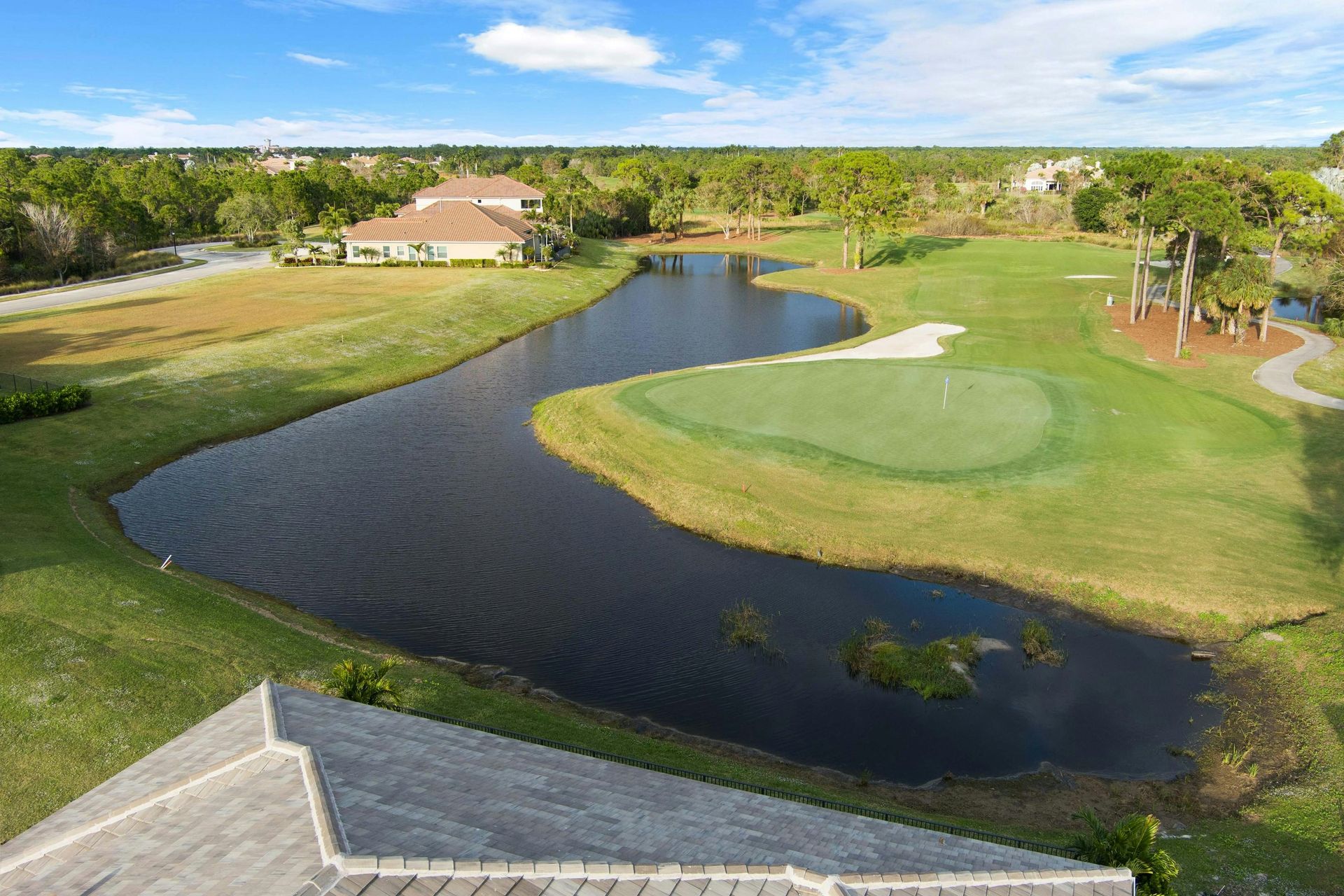 Aerial View of Golf Course | 109 SE Via Verona