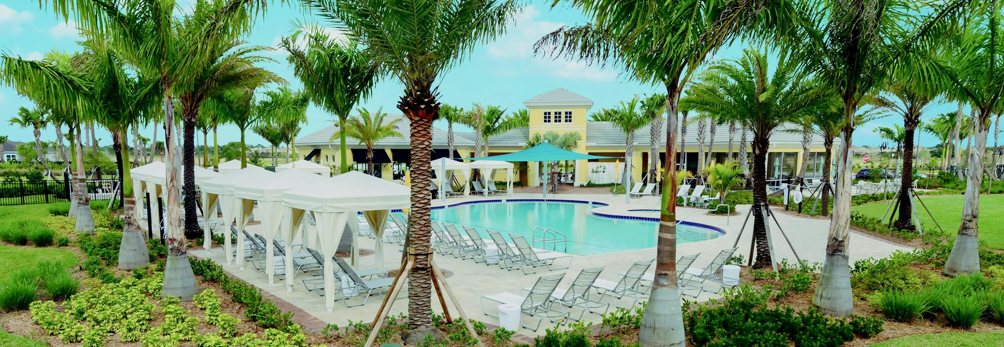 Pool & Cabanas | Lake Park at Tradition