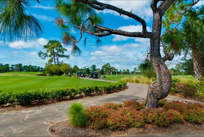 Golf Course & Cart Path | Bent Pine Preserve