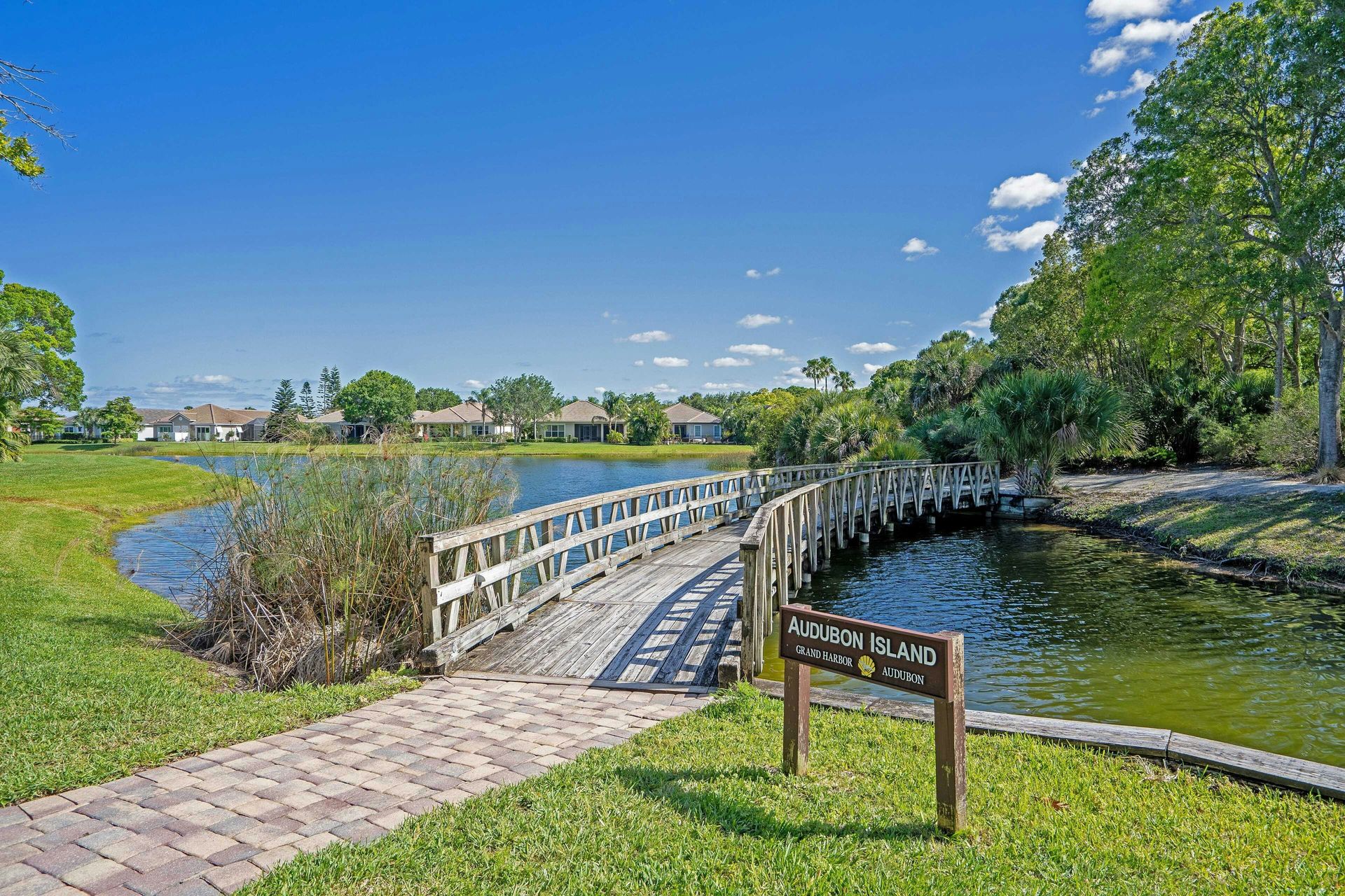 Boardwalk to Audobon Island | The Falls at Grand Harbor