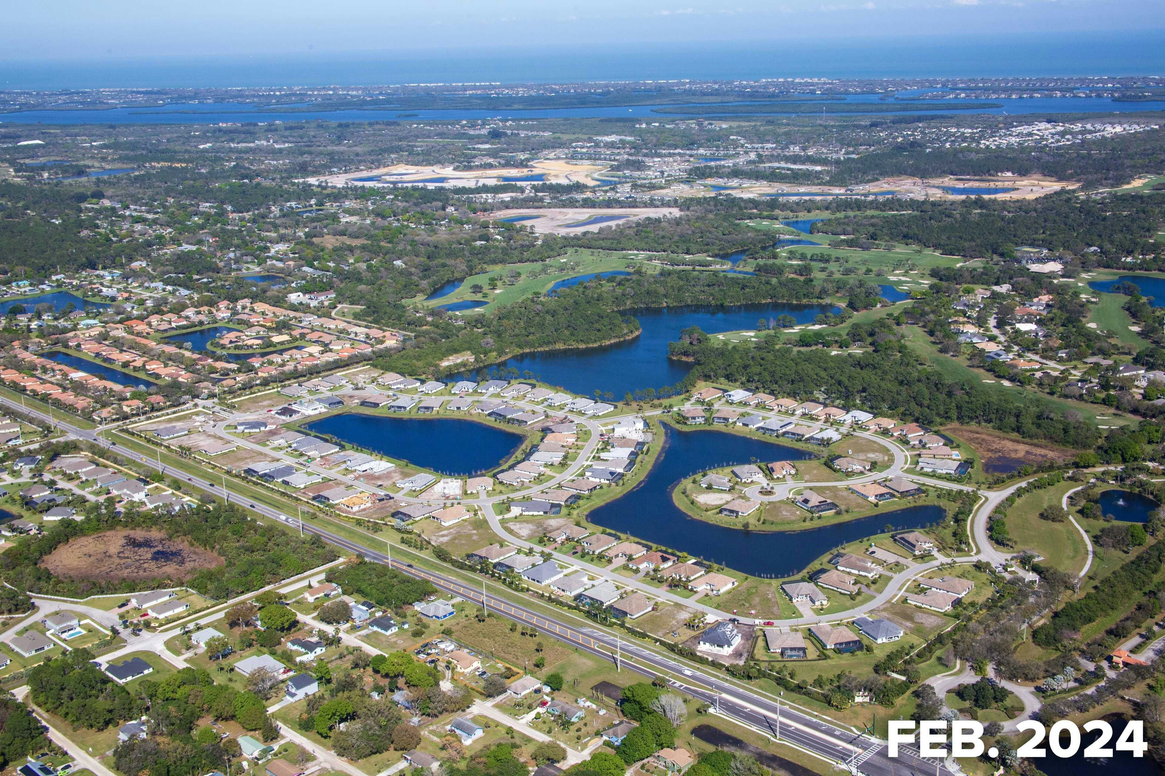 Aerial February 2024 | Bent Pine Preserve