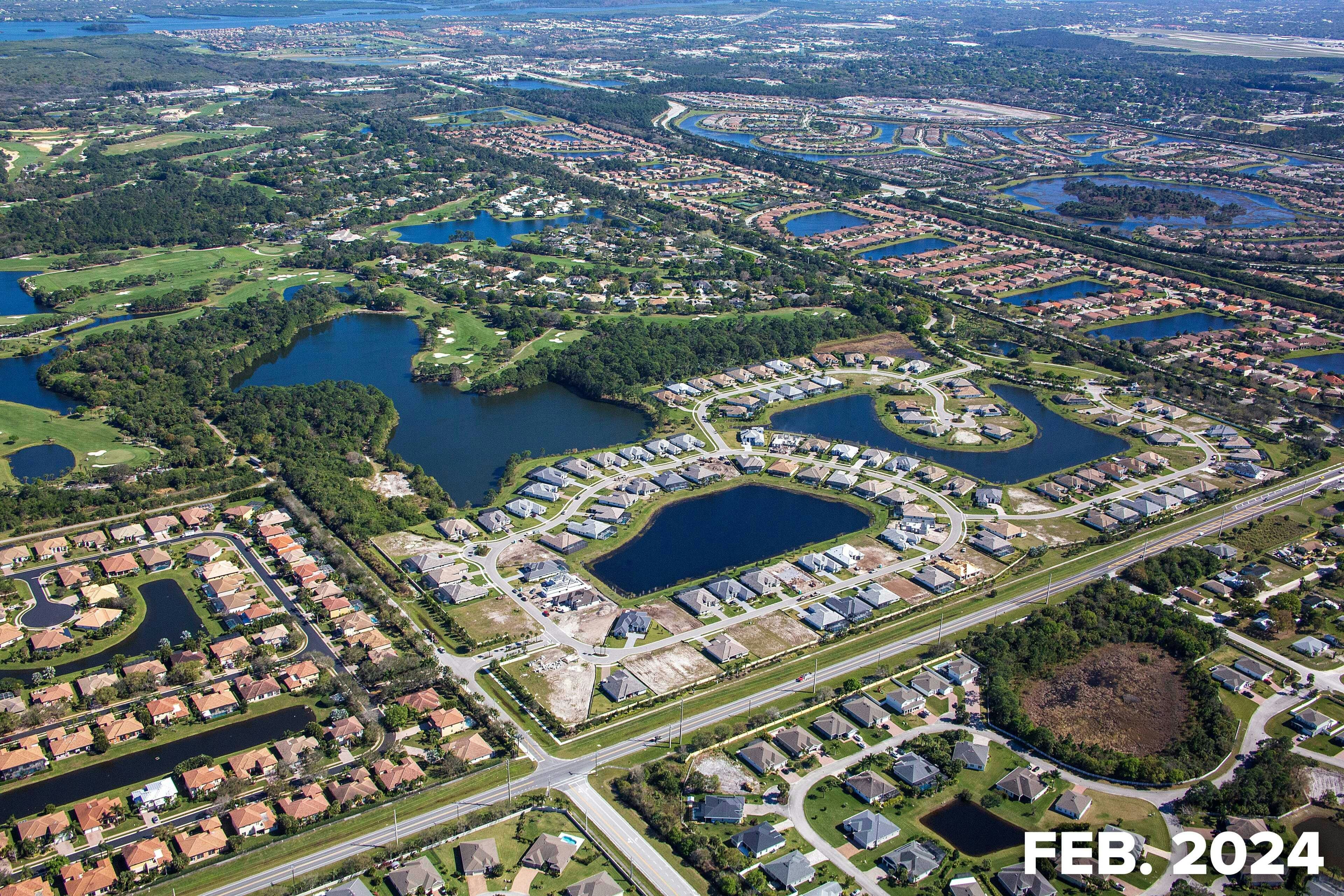Aerial February 2024 | Bent Pine Preserve