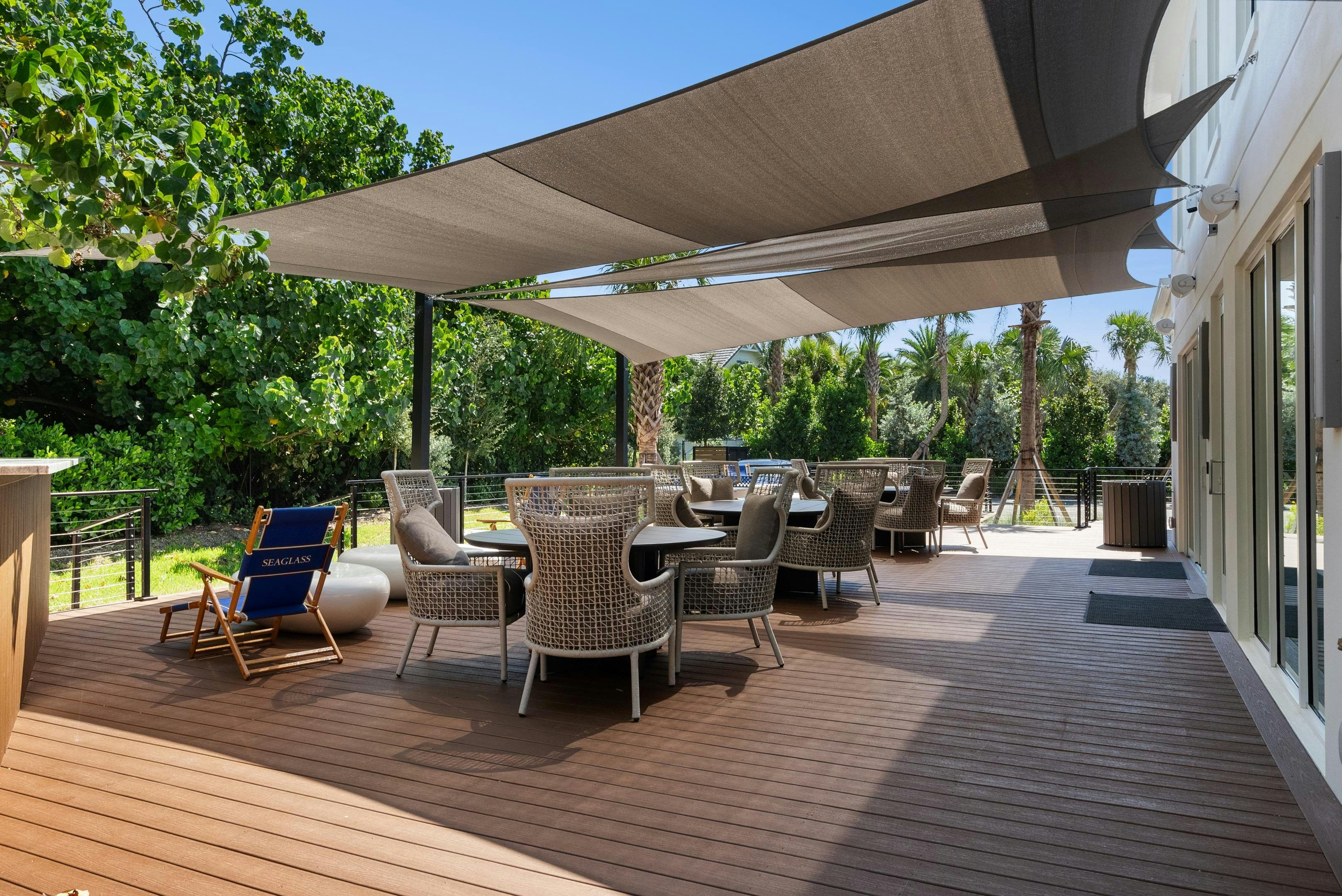 Outside Seating | Seaglass Beach Club