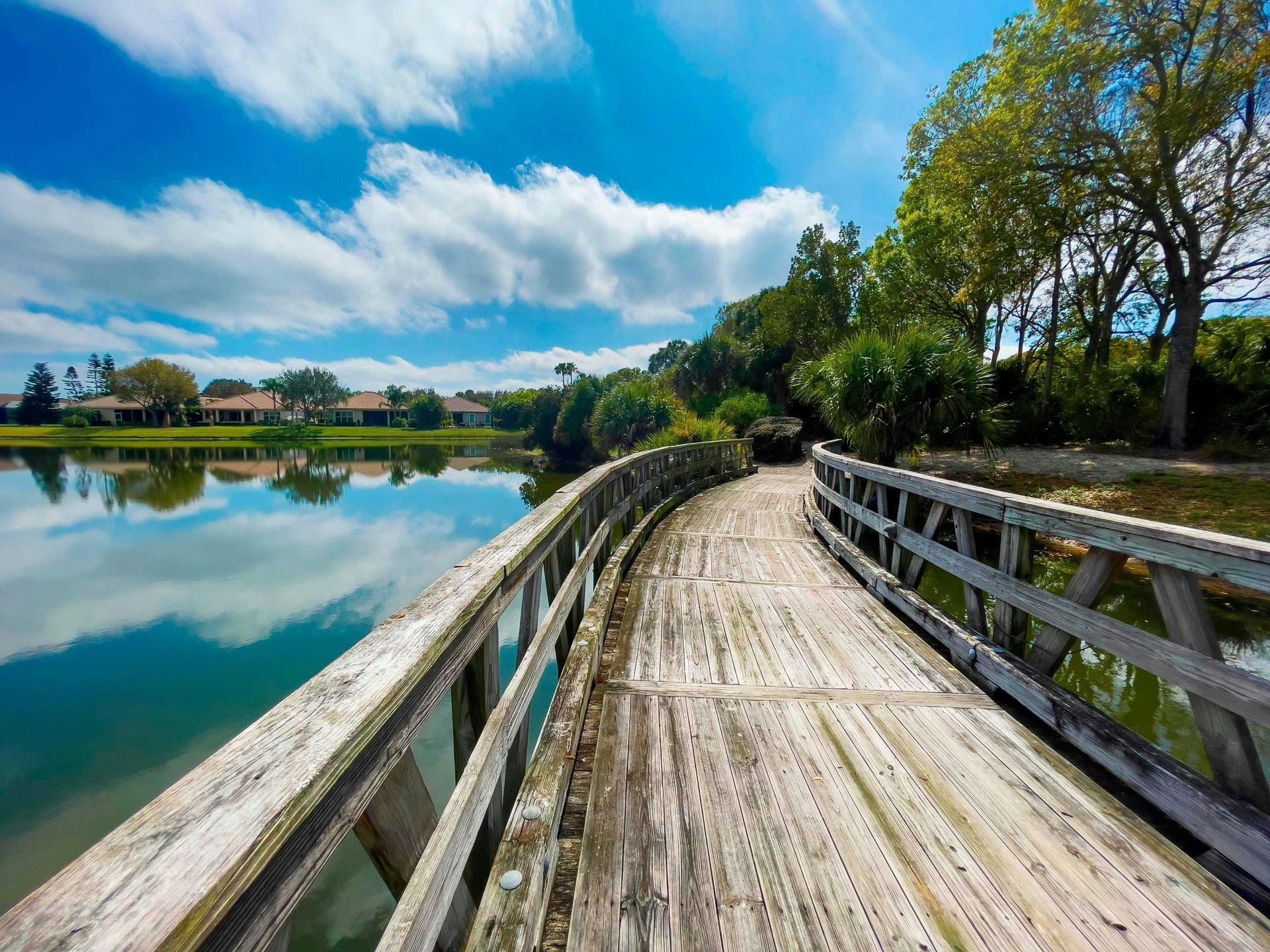 Boardwalk to Audobon Island | The Falls at Grand Harbor