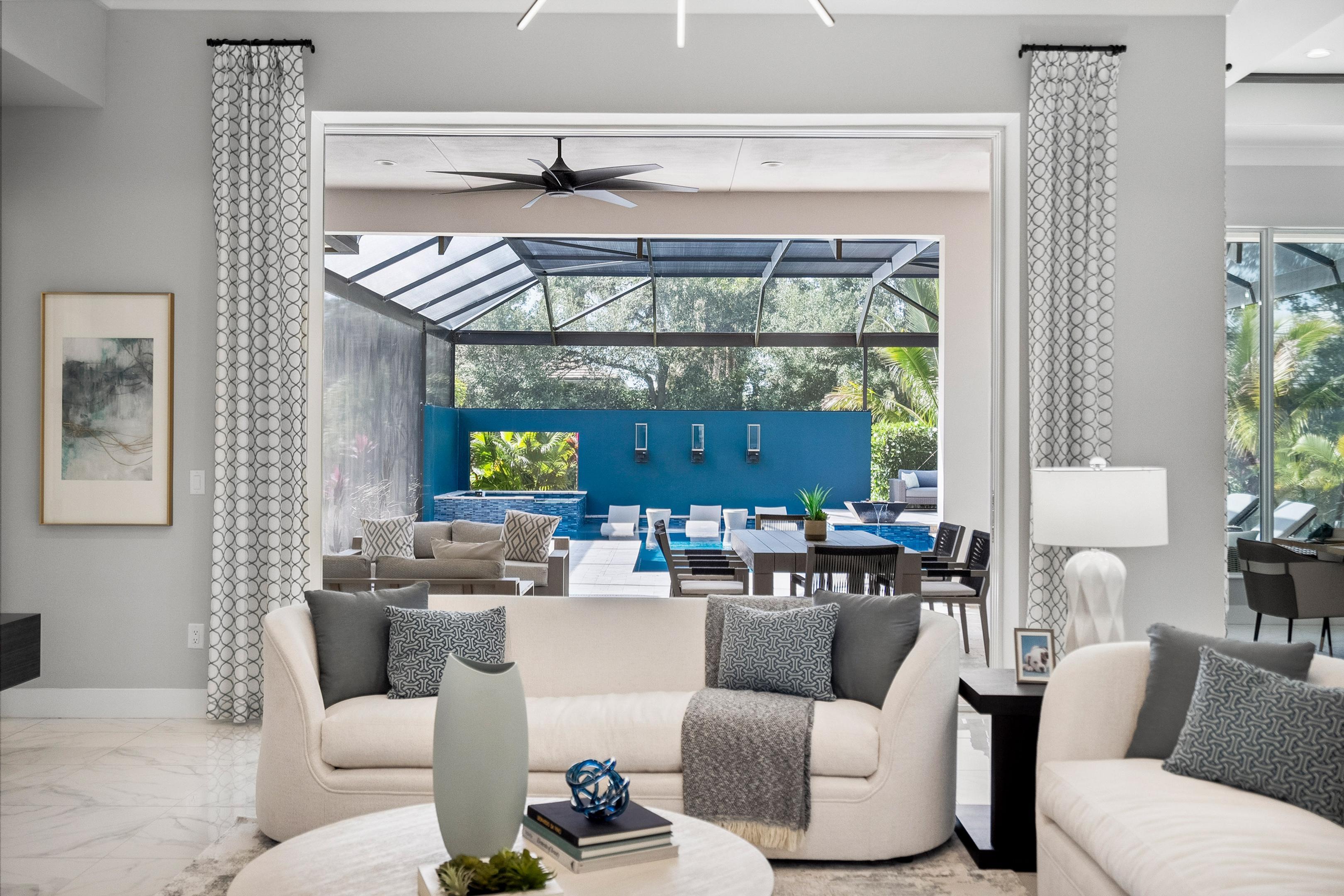 Great Room to Lanai | 103 Strand Drive