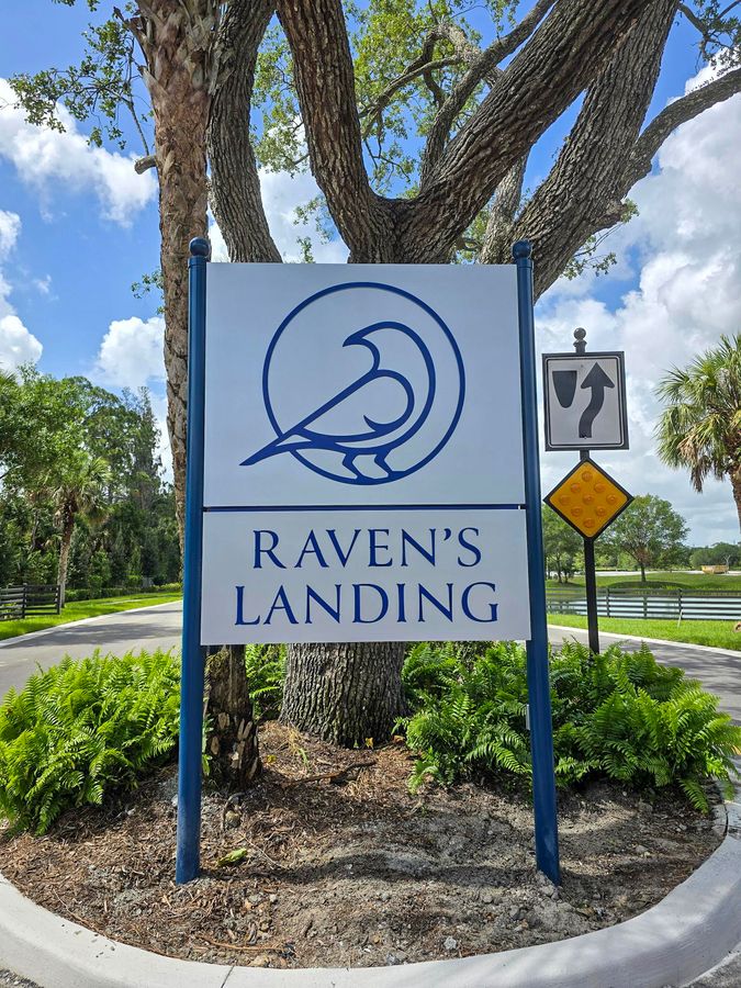 Entry Signage | Raven's Landing