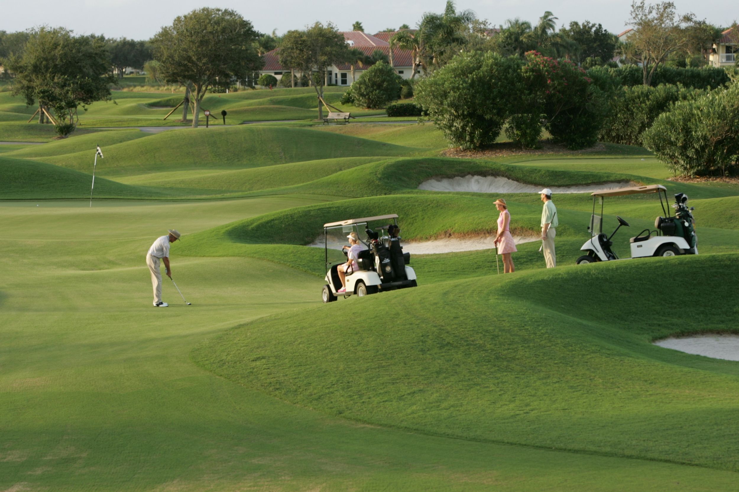 Golfers on fairway | Grand Harbor