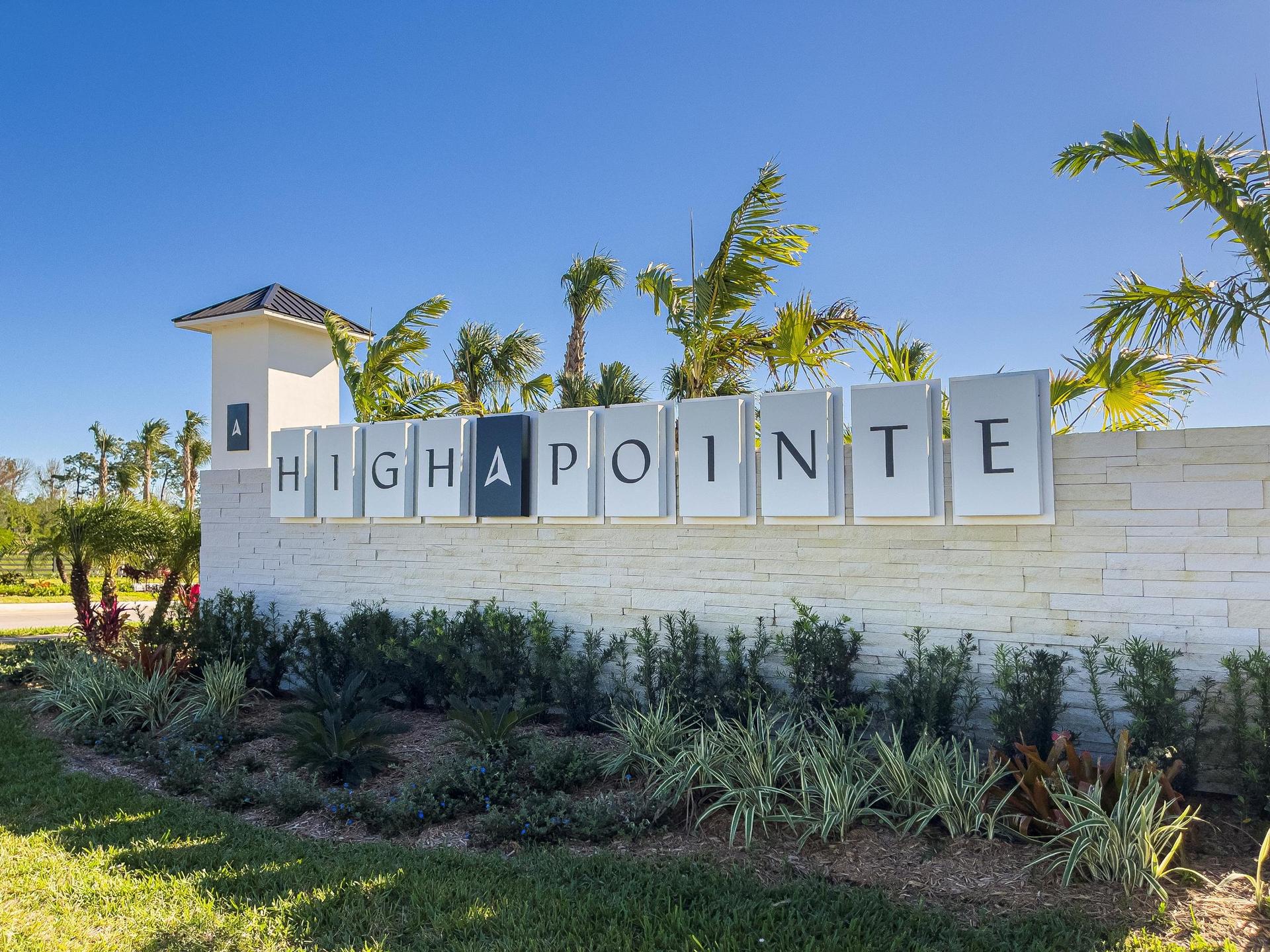 Entry Sign | High Pointe